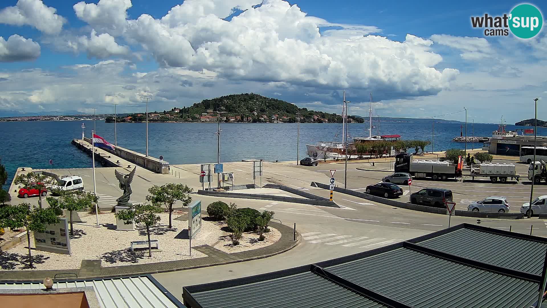 Webcam Ugljan – Preko Ferry to Zadar