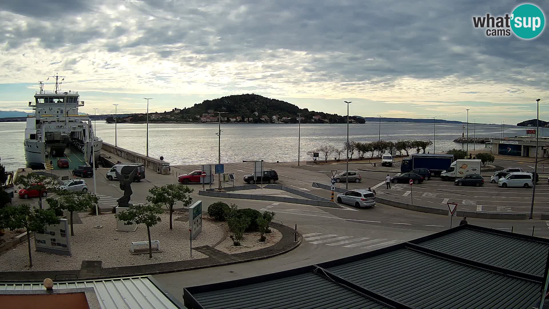 Webcam Ugliano – terminal traghetto da Preko a Zara