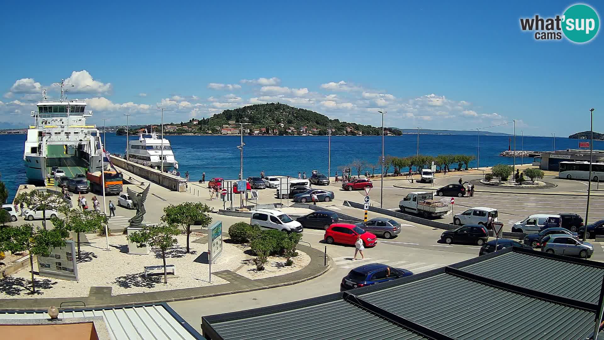 Webcam Ugljan – Preko Ferry to Zadar