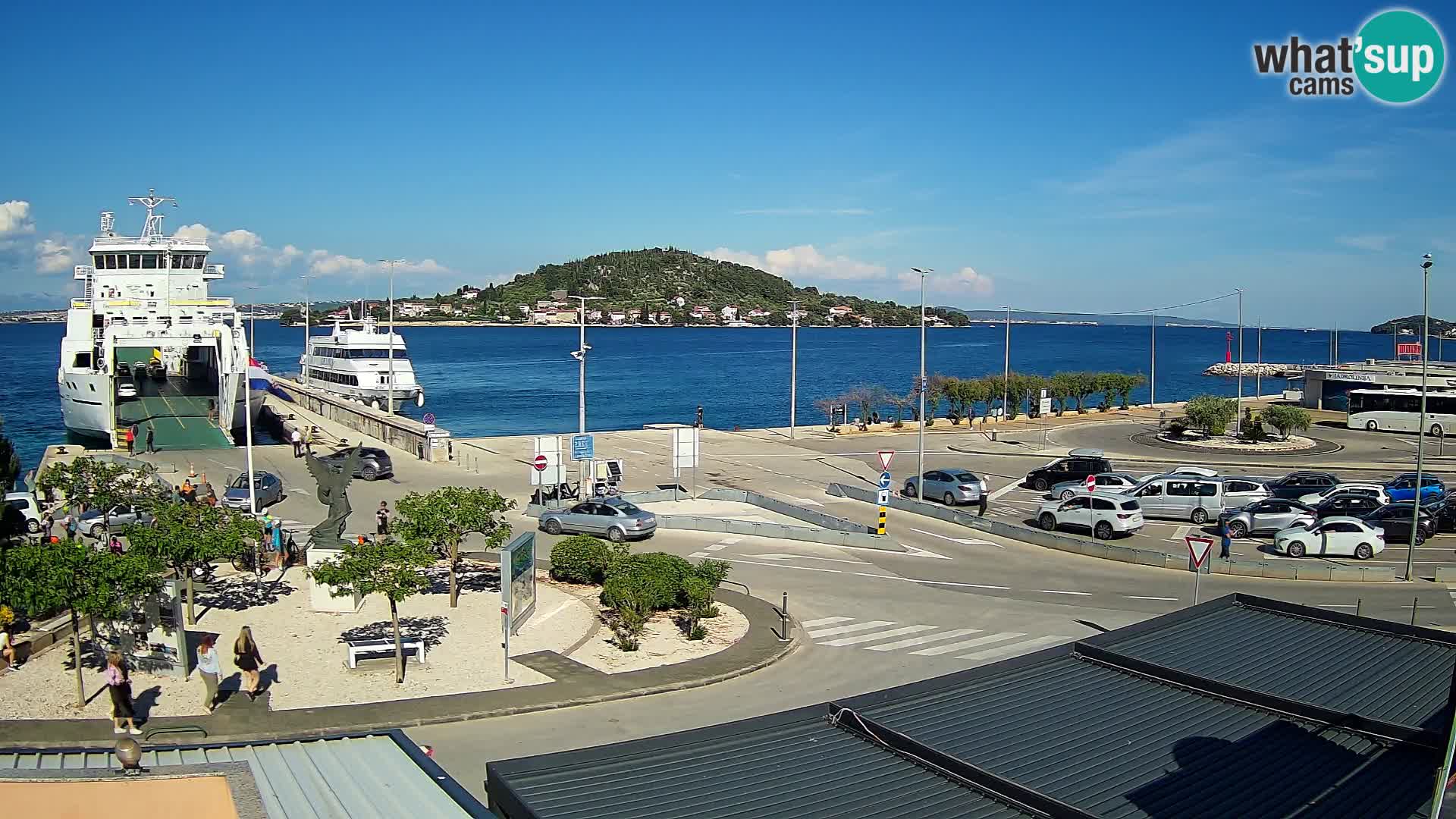 Webcam Ugljan – Preko Ferry to Zadar