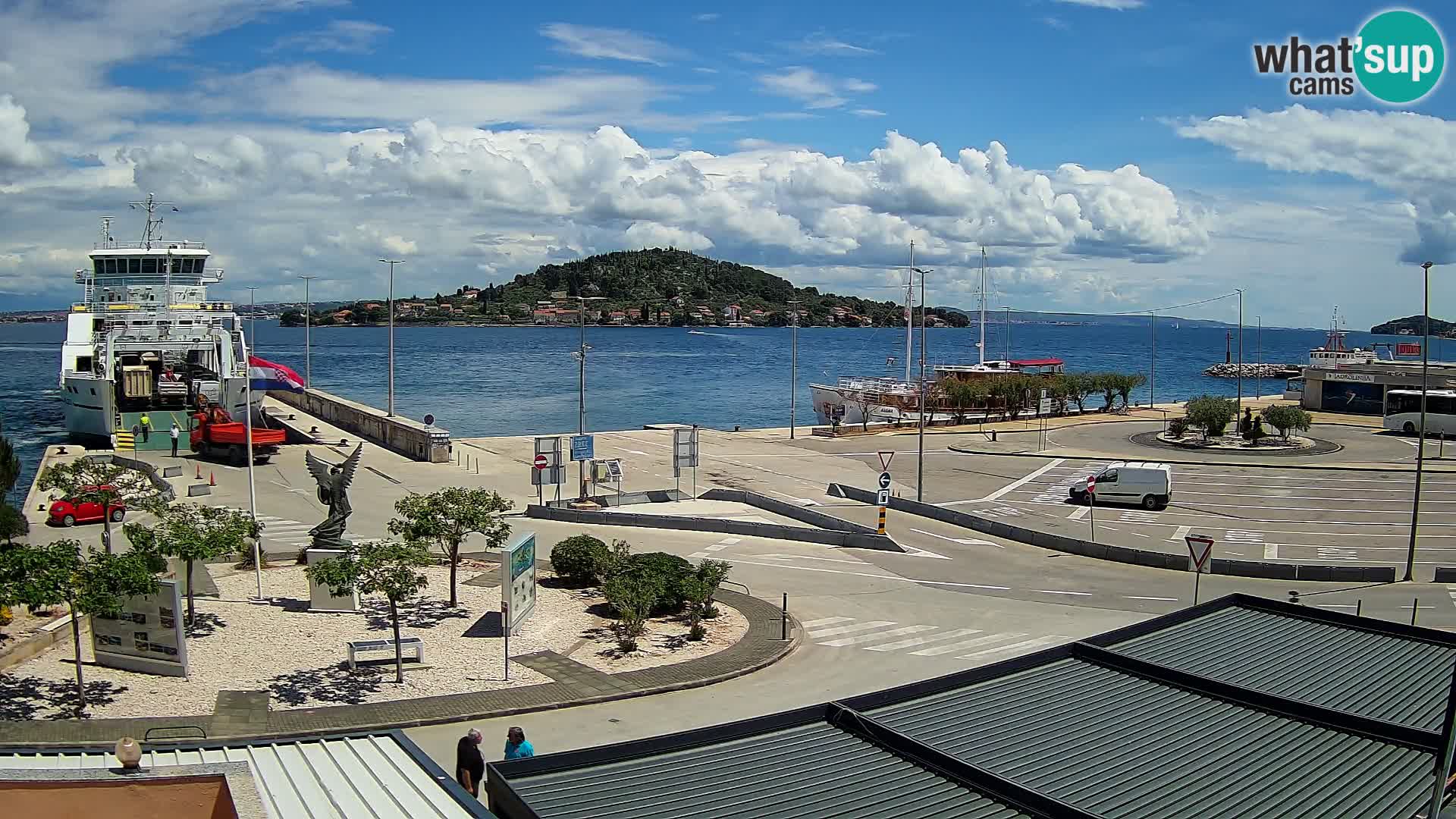 Webcam Ugljan – Preko Ferry to Zadar