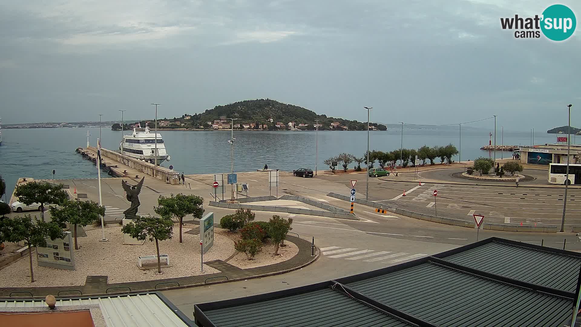 Web kamera Ugljan – Preko trajekt za Zadar
