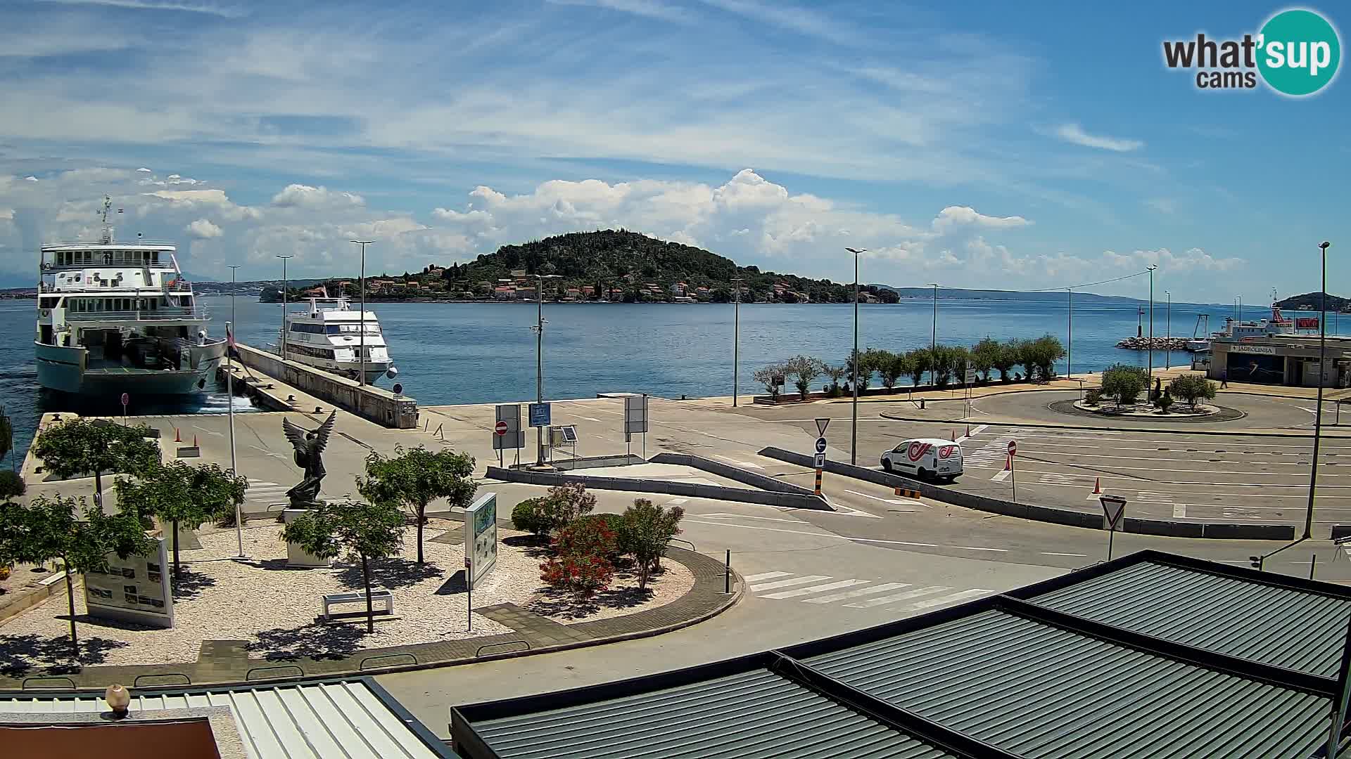 Web kamera Ugljan – Preko trajekt za Zadar