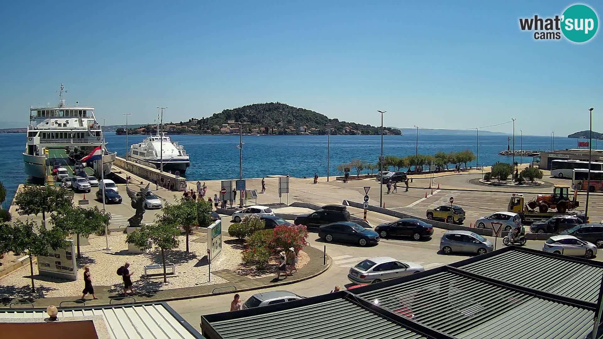 Spletna kamera Ugljan – trajekt Preko – Zadar