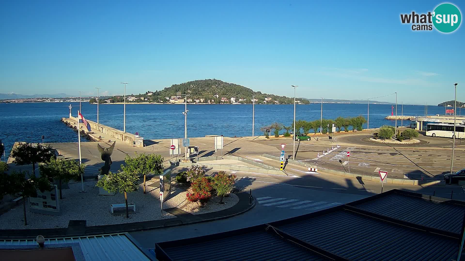 Webcam Ugljan – Preko Ferry to Zadar