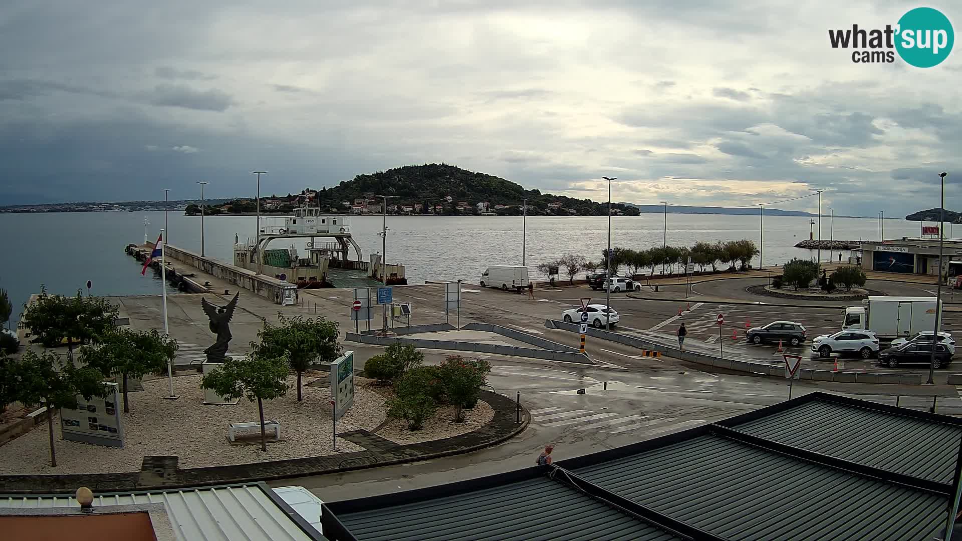 Webcam Ugljan – Preko Ferry to Zadar