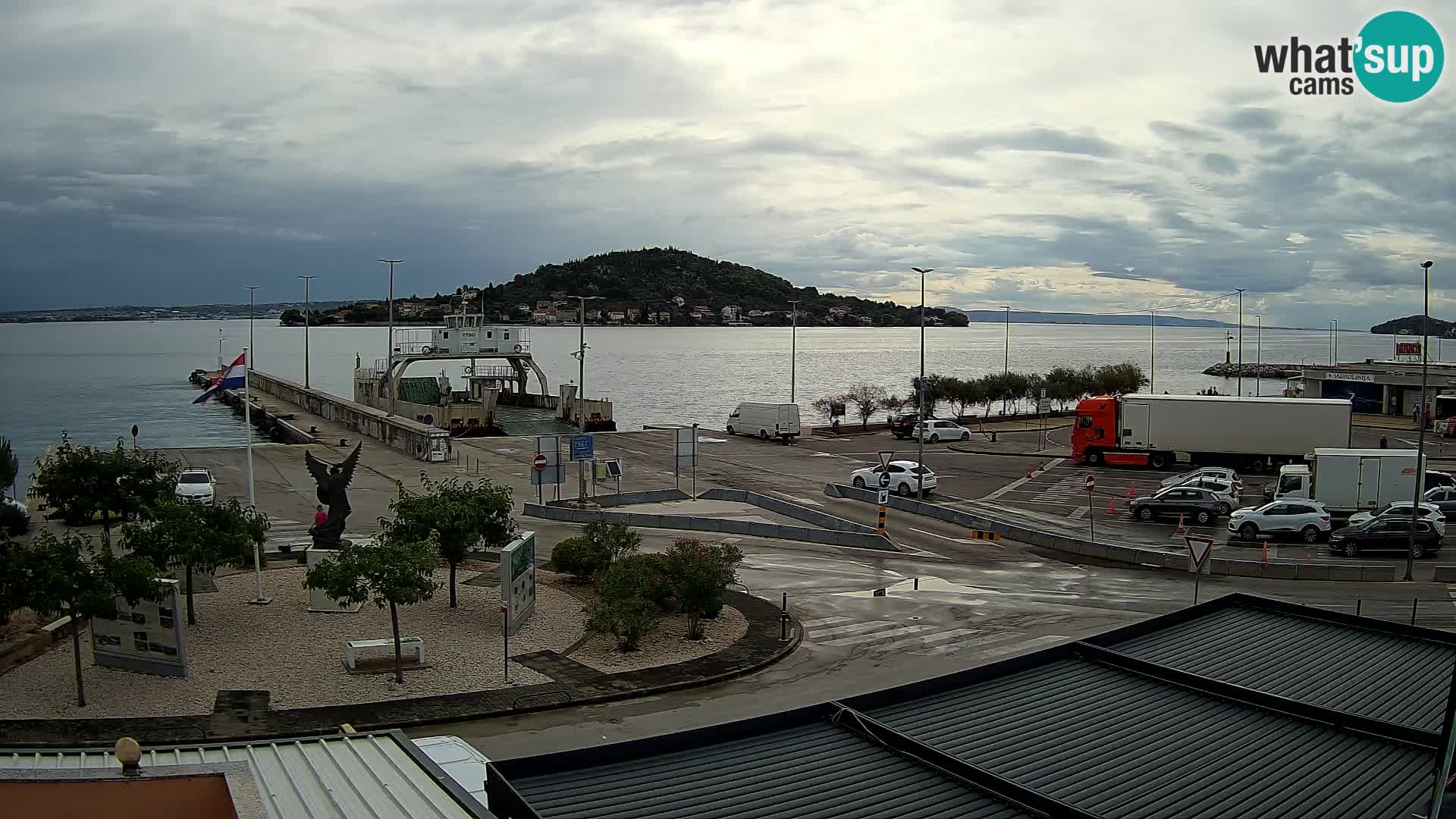 Webcam Ugljan – Preko Ferry to Zadar