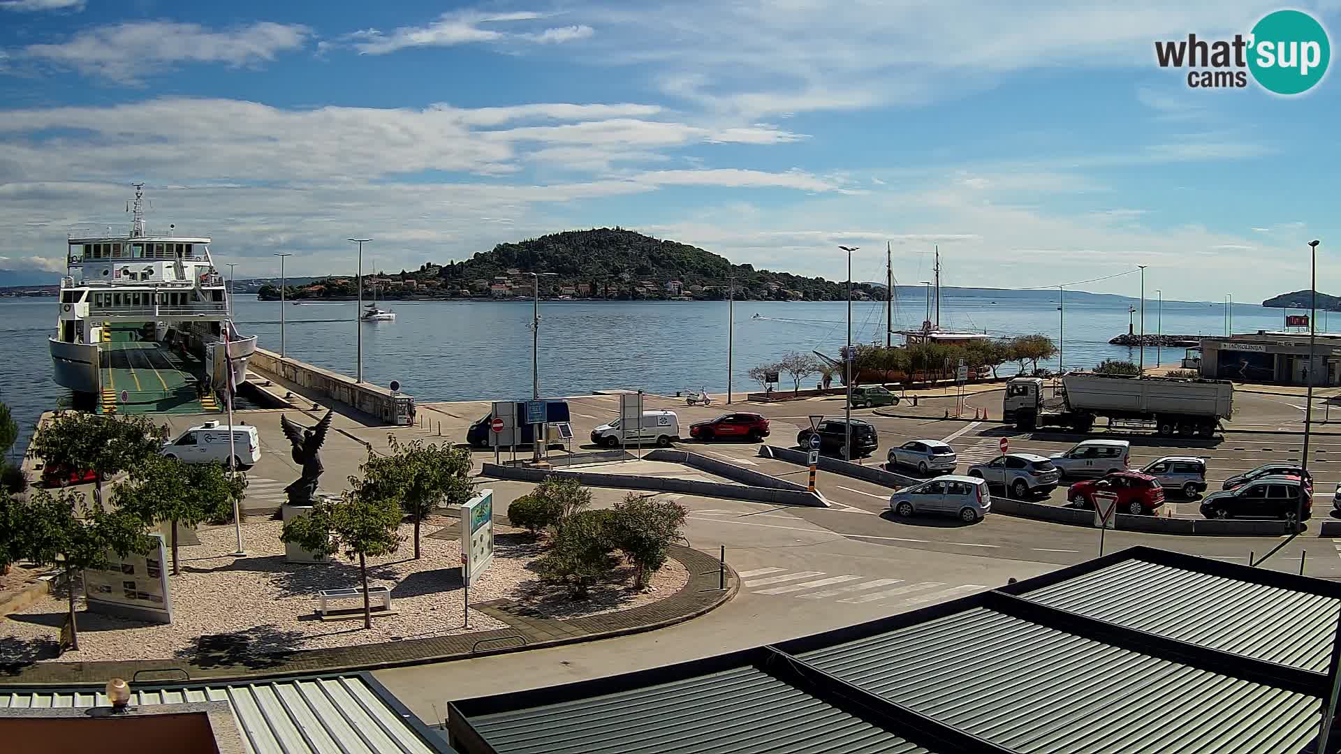 Webcam Ugljan – Preko Ferry to Zadar