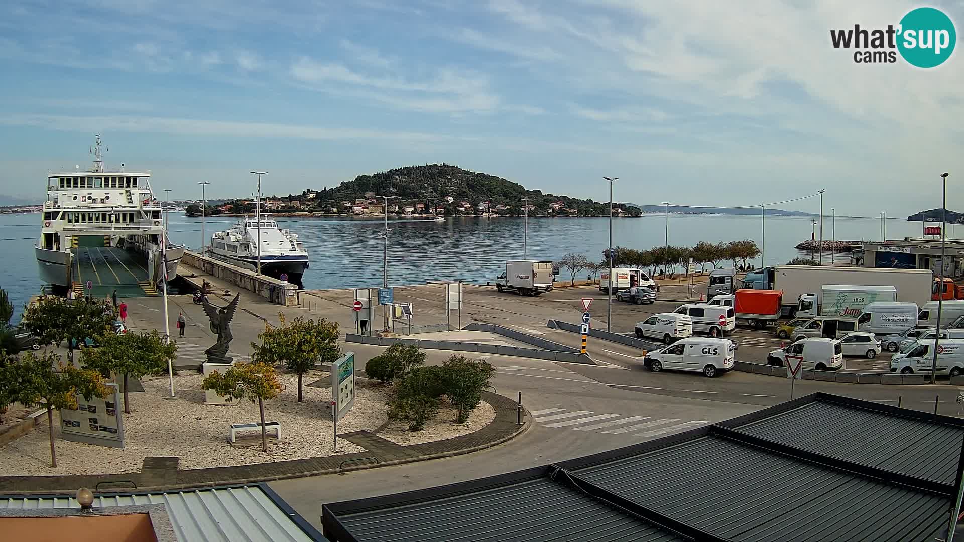 Web cam UGLJAN – Ferry de Preko à Zadar