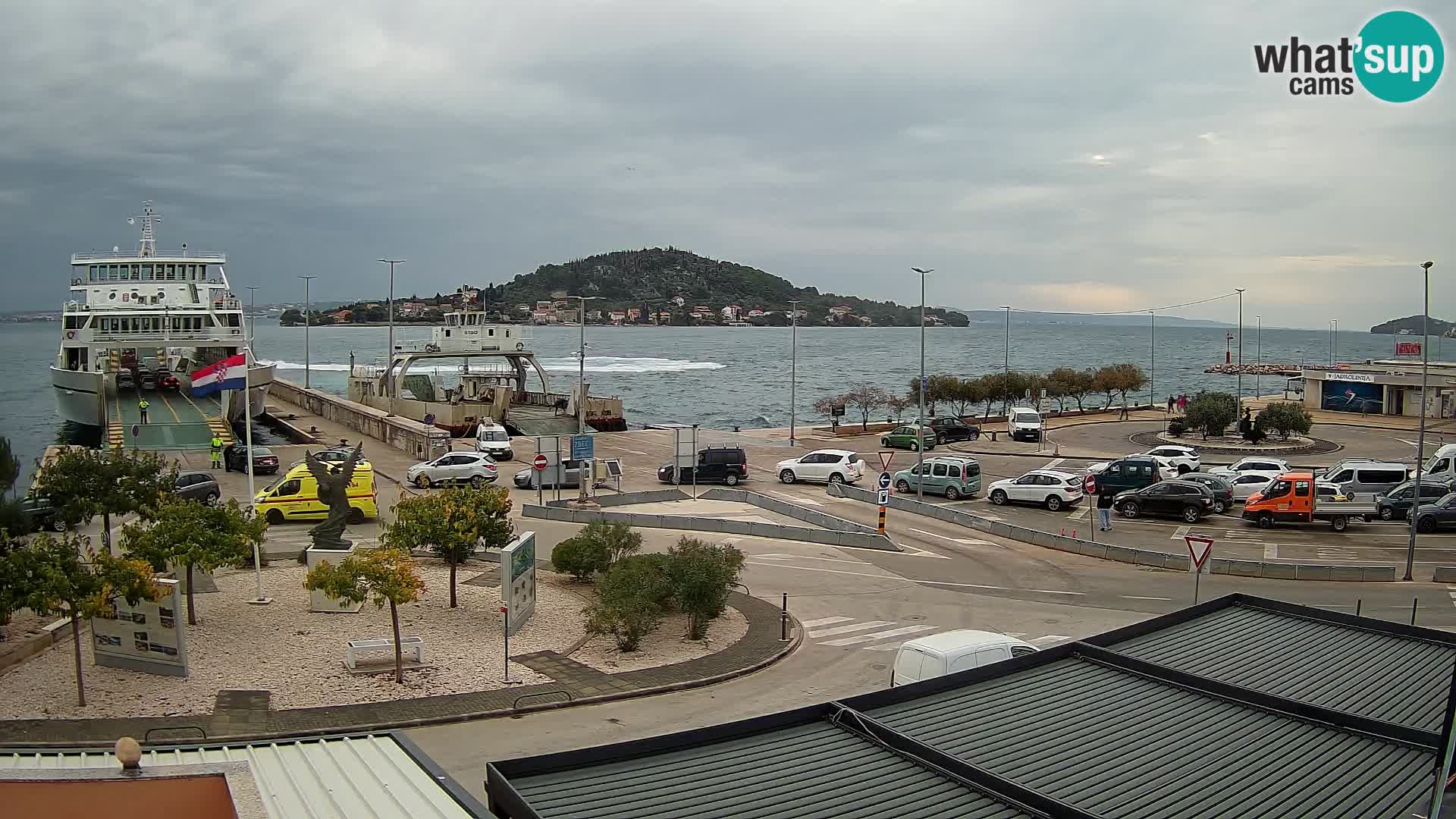 Webcam Ugljan – Preko Ferry to Zadar