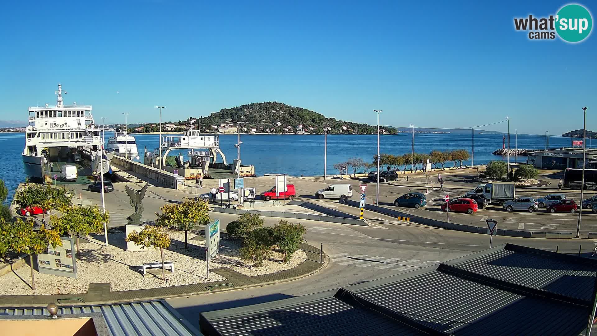 Webcam Ugljan – Preko Ferry to Zadar