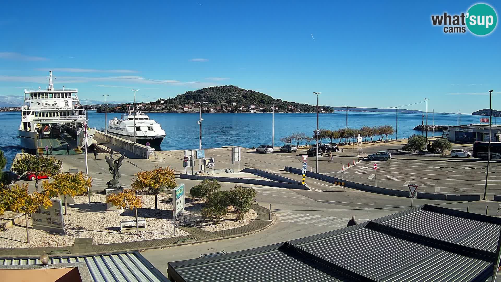 Webcam Ugljan – Preko Ferry to Zadar