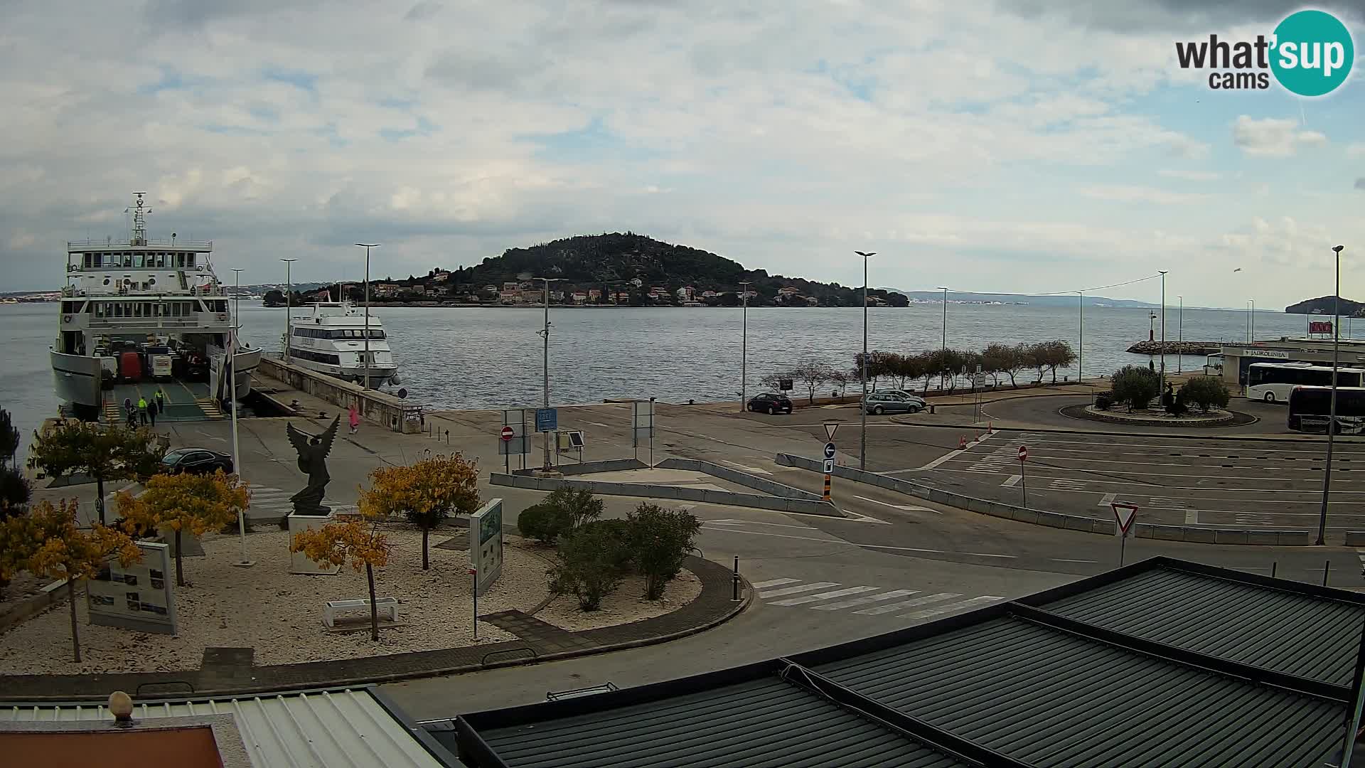 Webcam Ugljan – Preko Ferry to Zadar