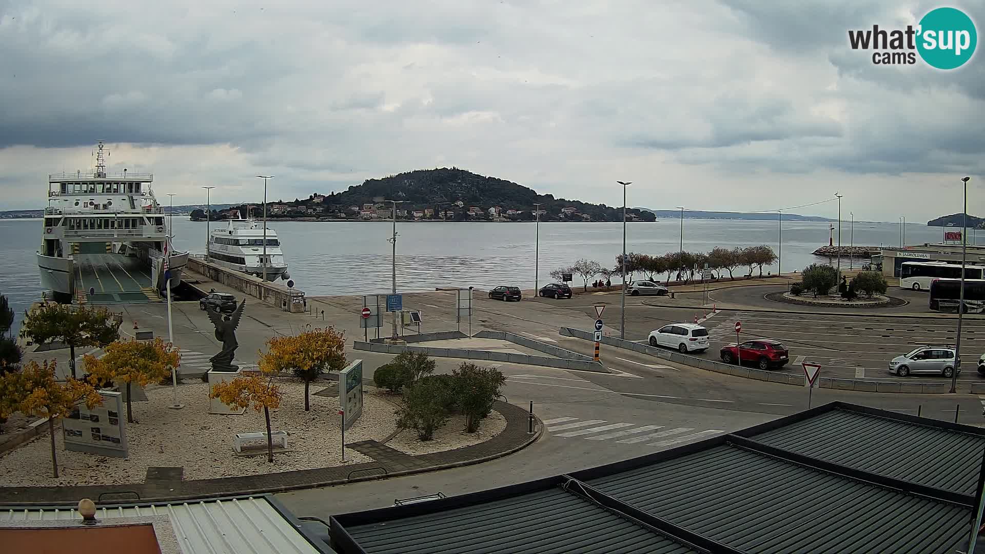 Webcam Ugljan – Preko Ferry to Zadar