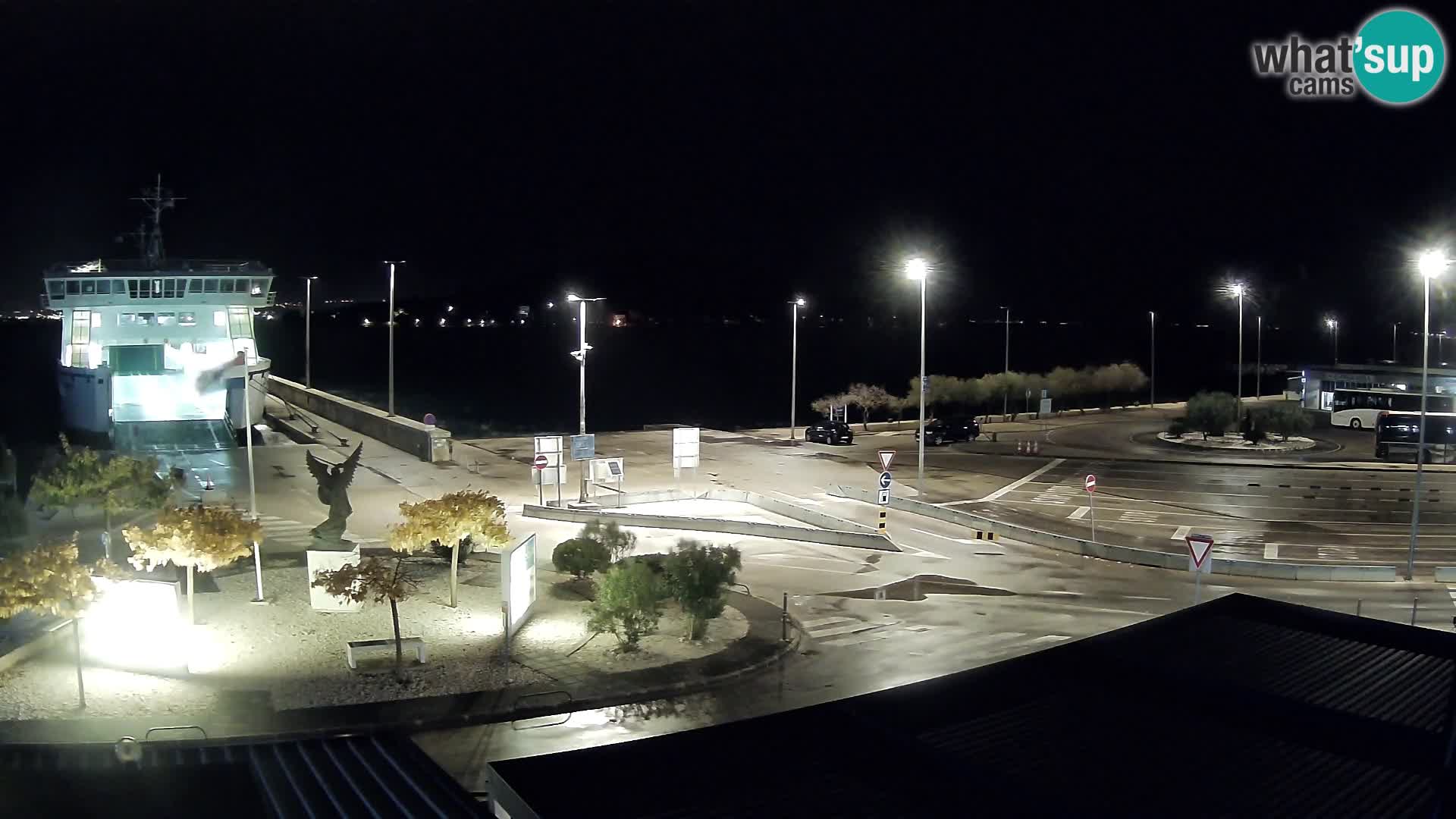 Webcam Ugliano – terminal traghetto da Preko a Zara