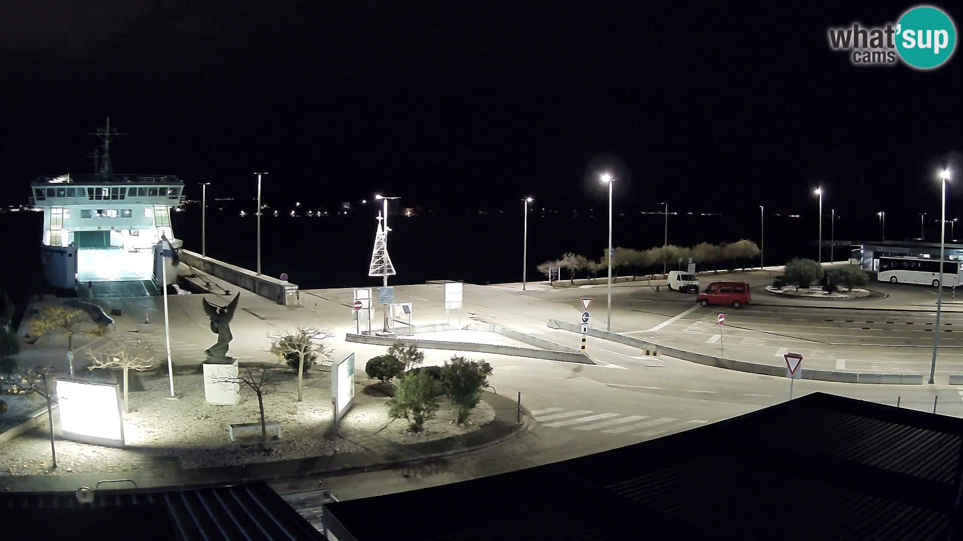 Webcam Ugliano – terminal traghetto da Preko a Zara