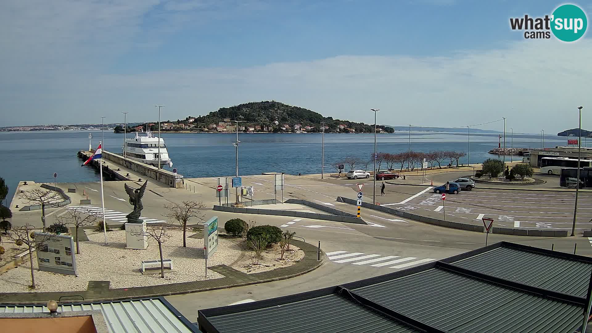 Webcam Ugljan – Preko Ferry to Zadar