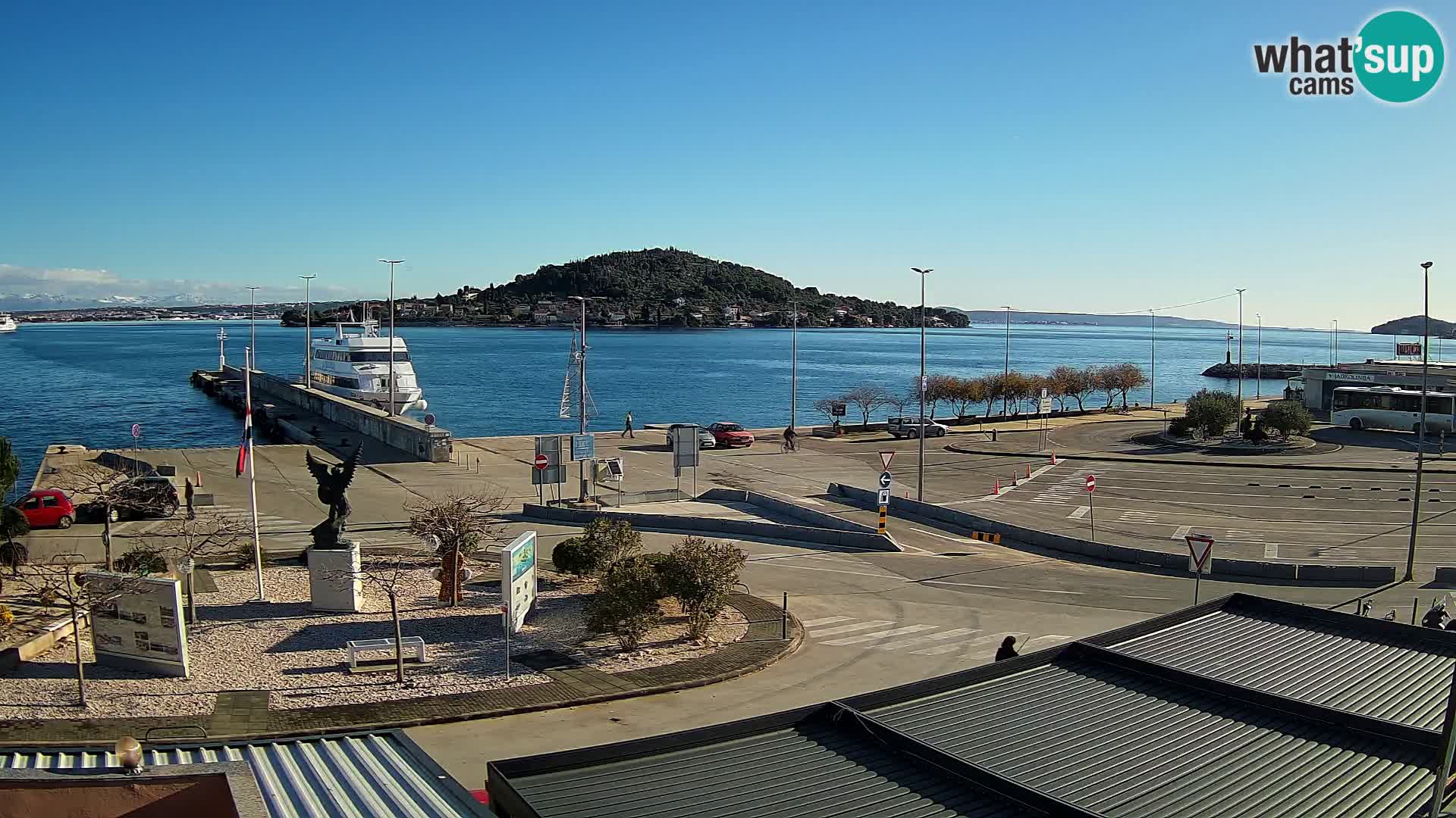 Webcam Ugljan – Preko Ferry to Zadar