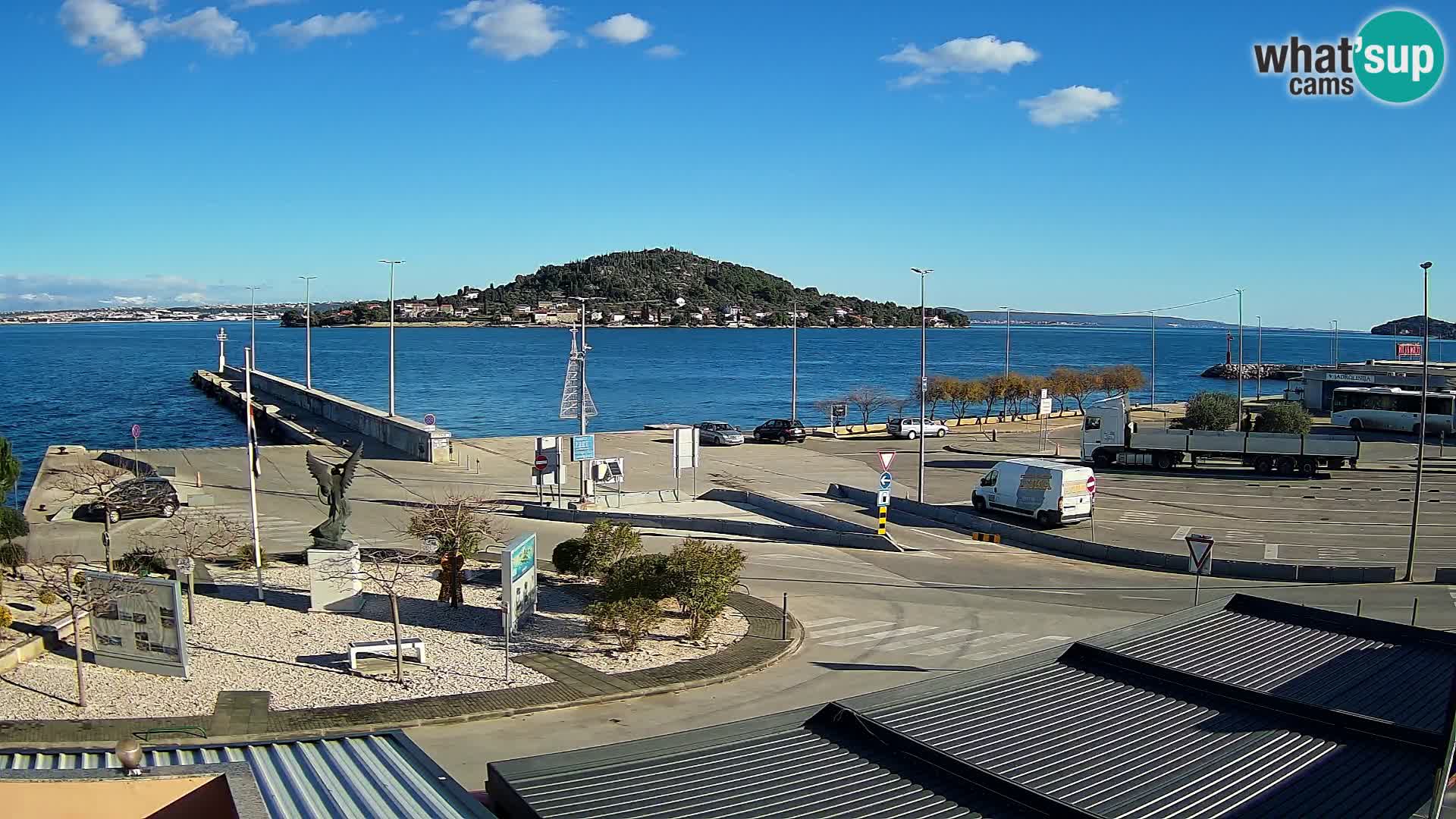 Webcam Ugljan – Preko Ferry to Zadar