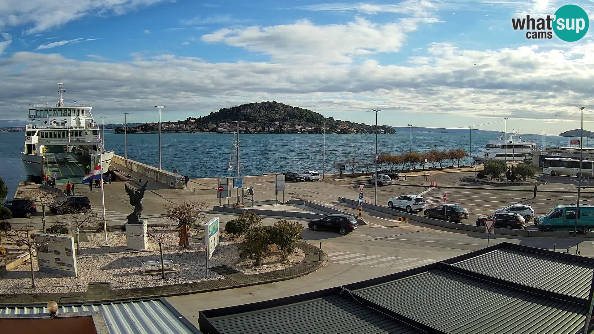 Webcam Ugljan – Preko Ferry to Zadar