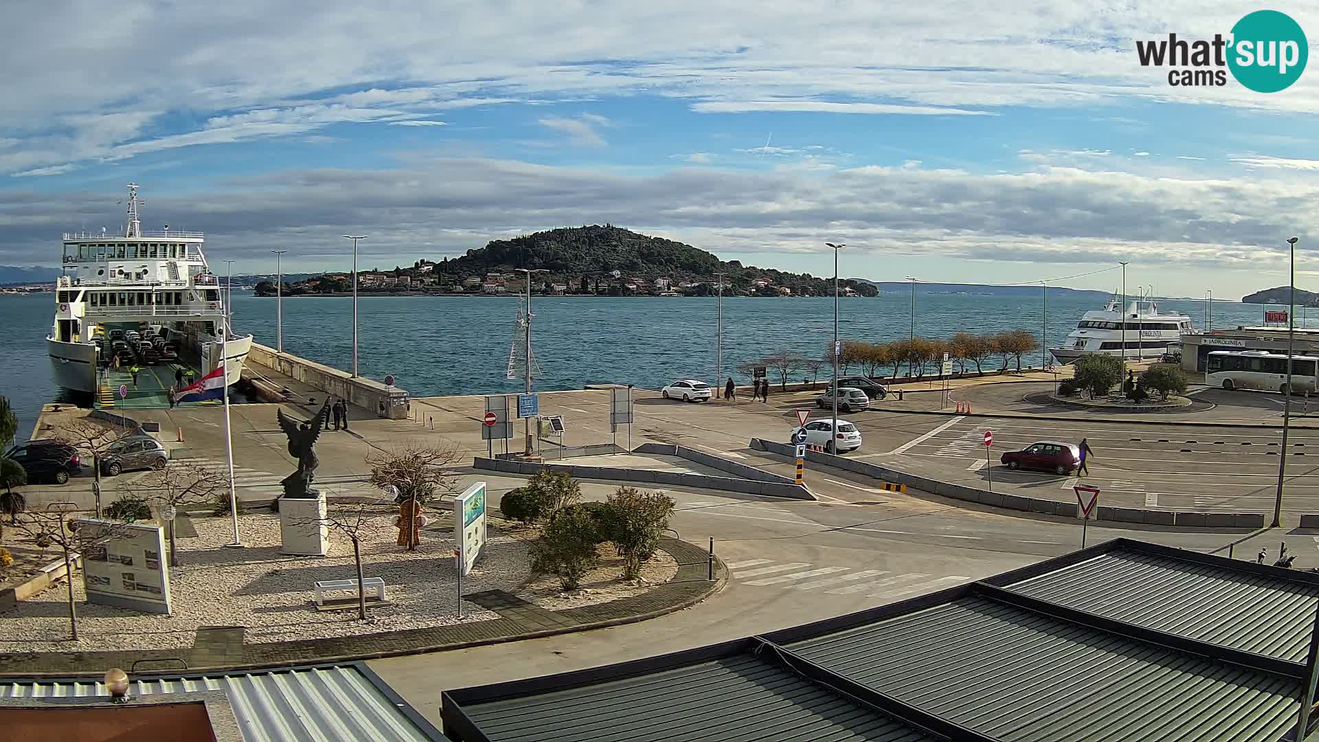 Webcam Ugljan – Preko Ferry to Zadar