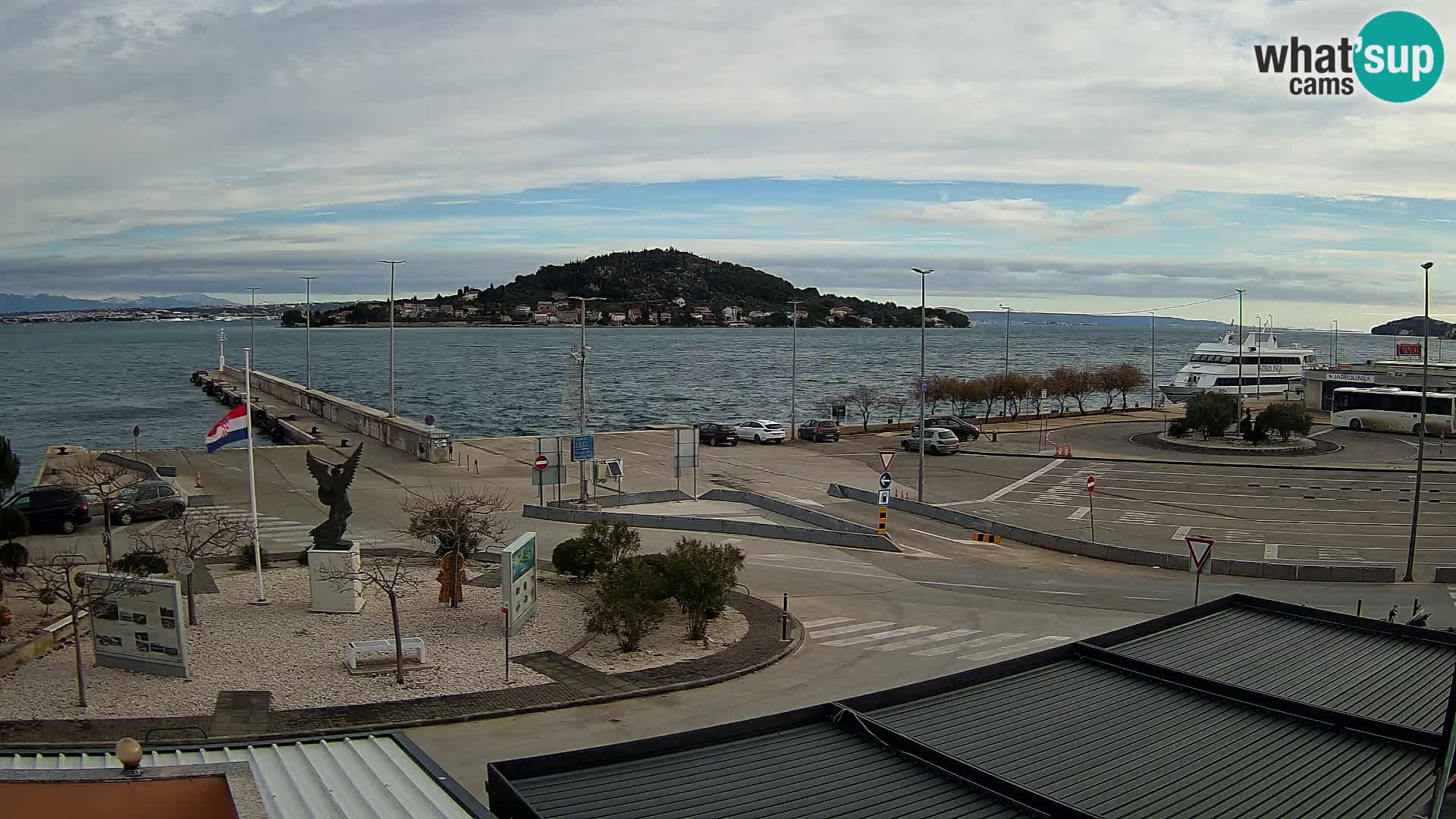 Webcam Ugljan – Preko Ferry to Zadar