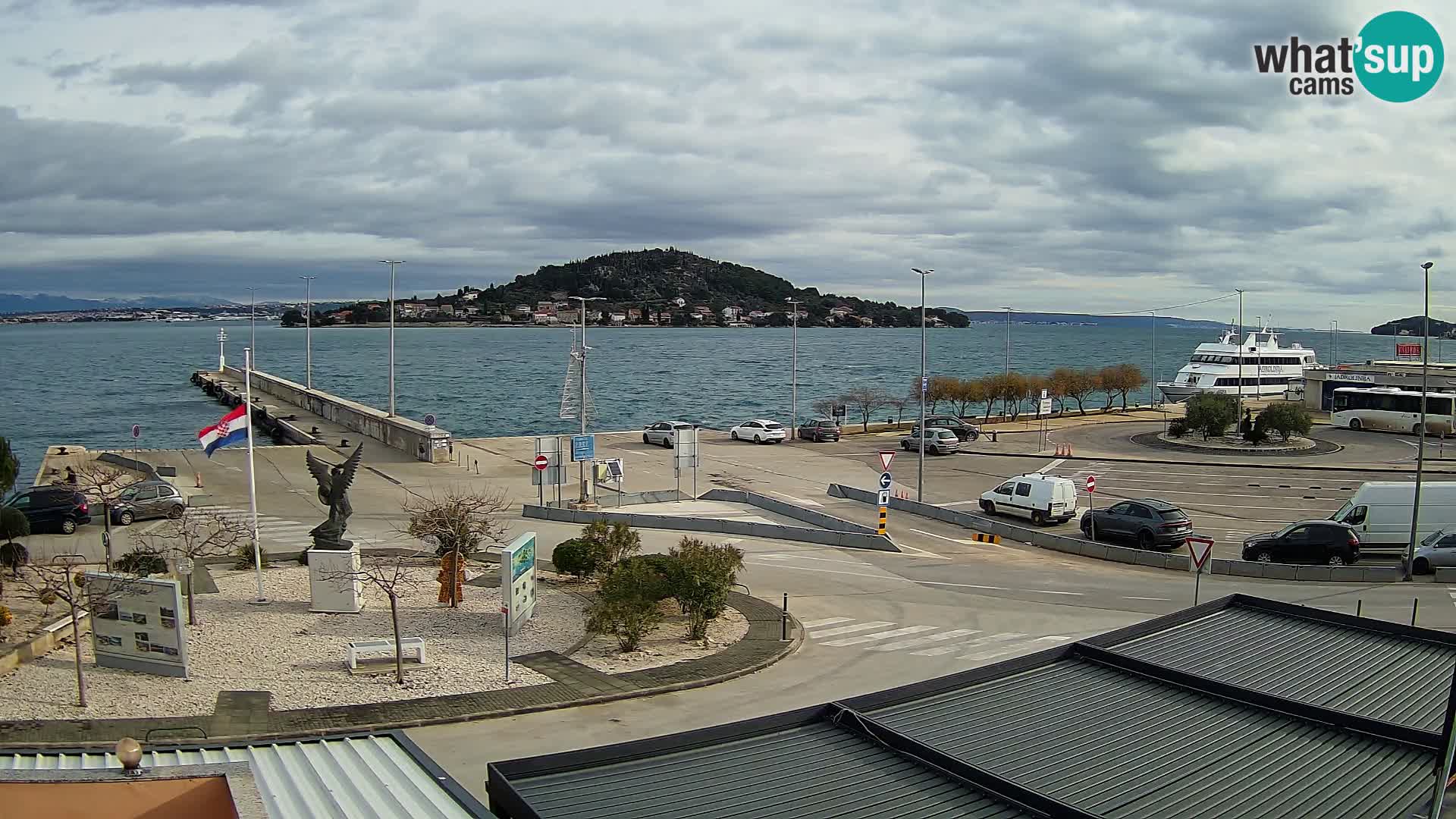 Webcam Ugljan – Preko Ferry to Zadar