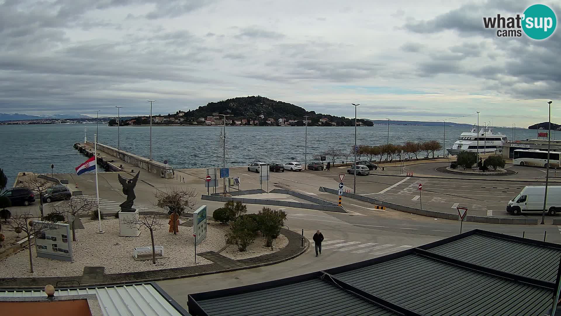 Webcam Ugljan – Preko Ferry to Zadar