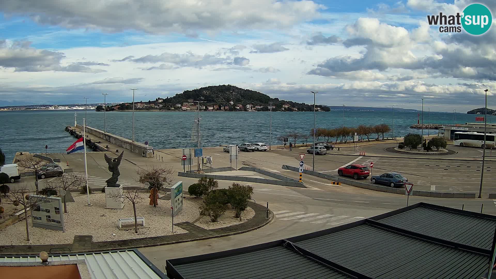 Webcam Ugljan – Preko Ferry to Zadar