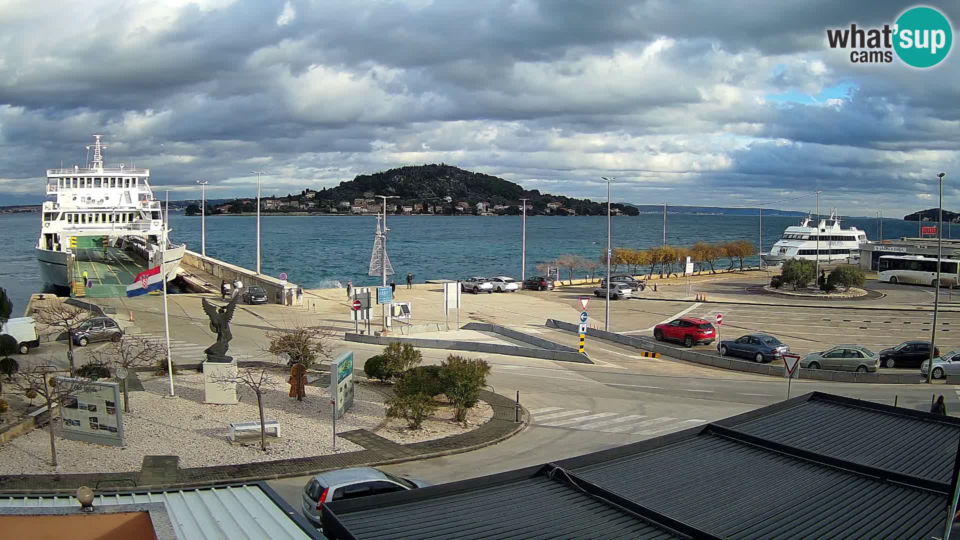 Webcam Ugljan – Preko Ferry to Zadar