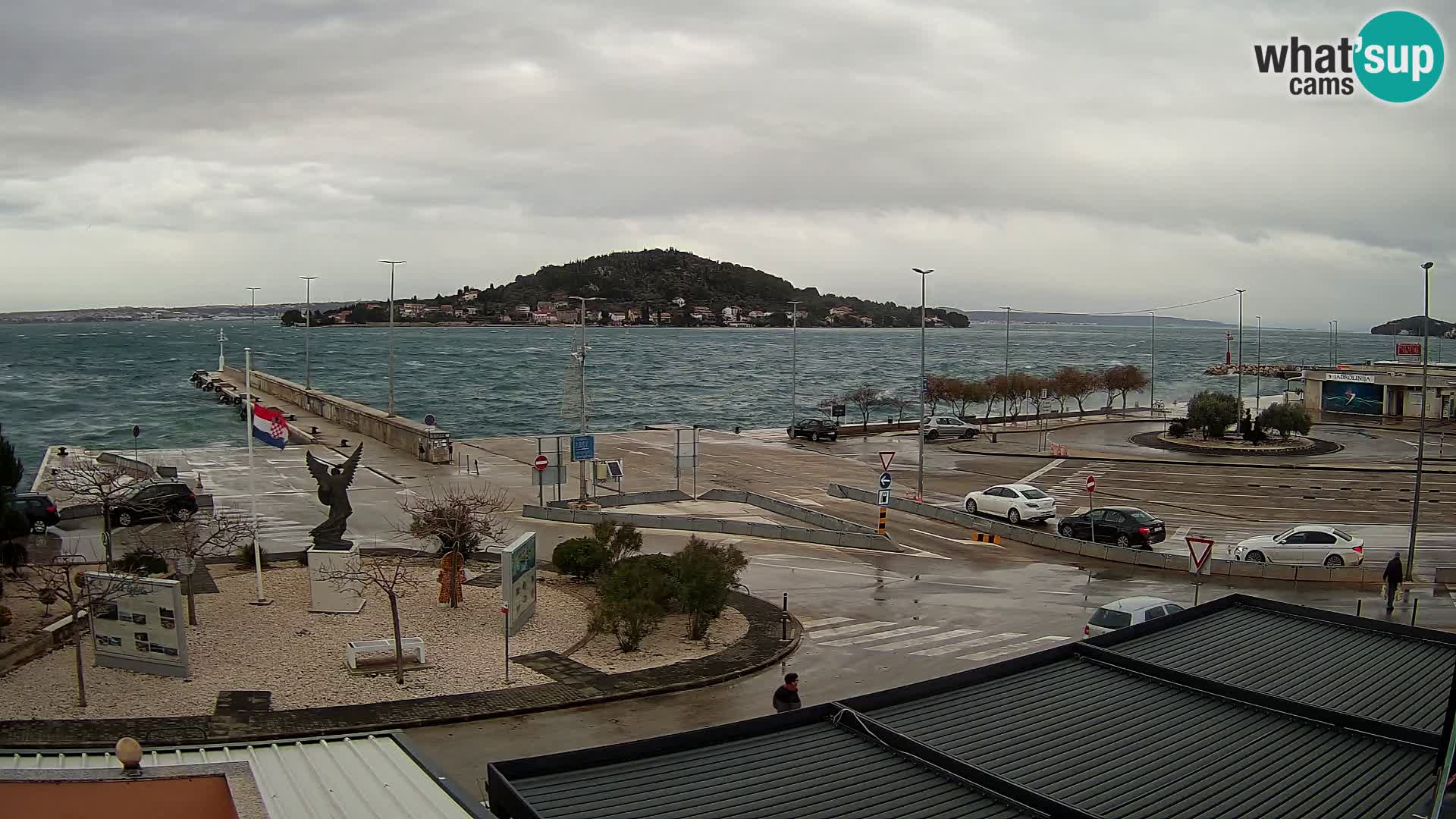 Webcam Ugljan – Preko Ferry to Zadar