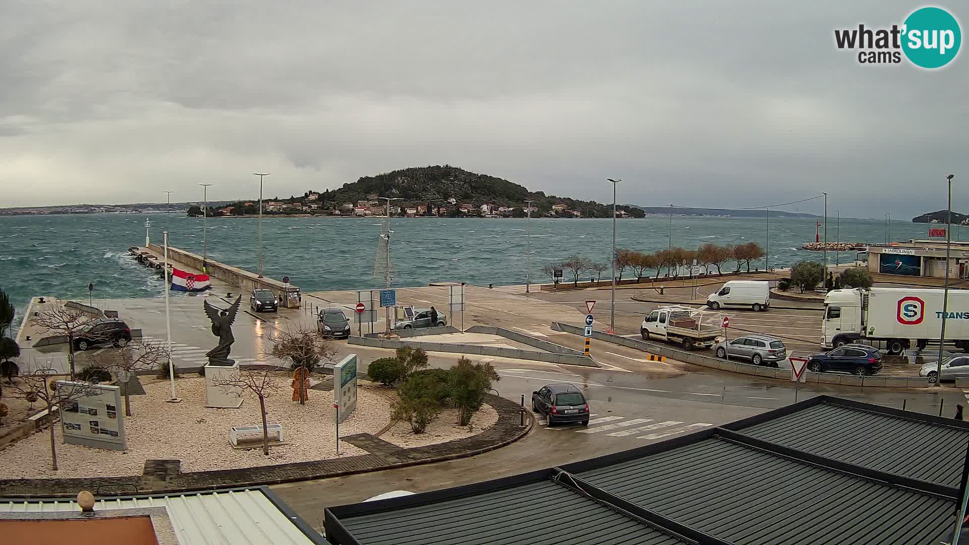 Webcam Ugljan – Preko Ferry to Zadar