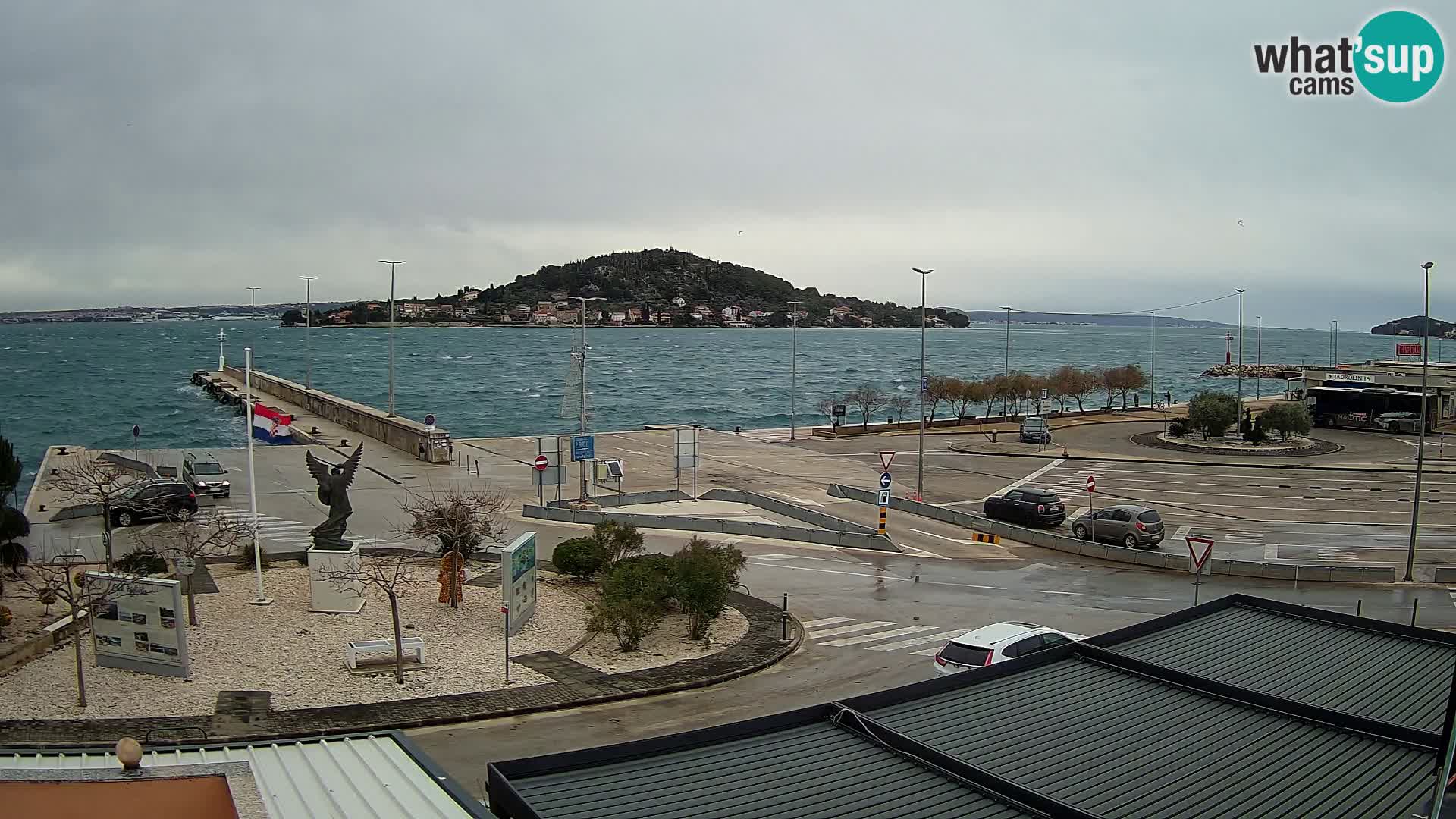 Webcam Ugljan – Preko Ferry to Zadar