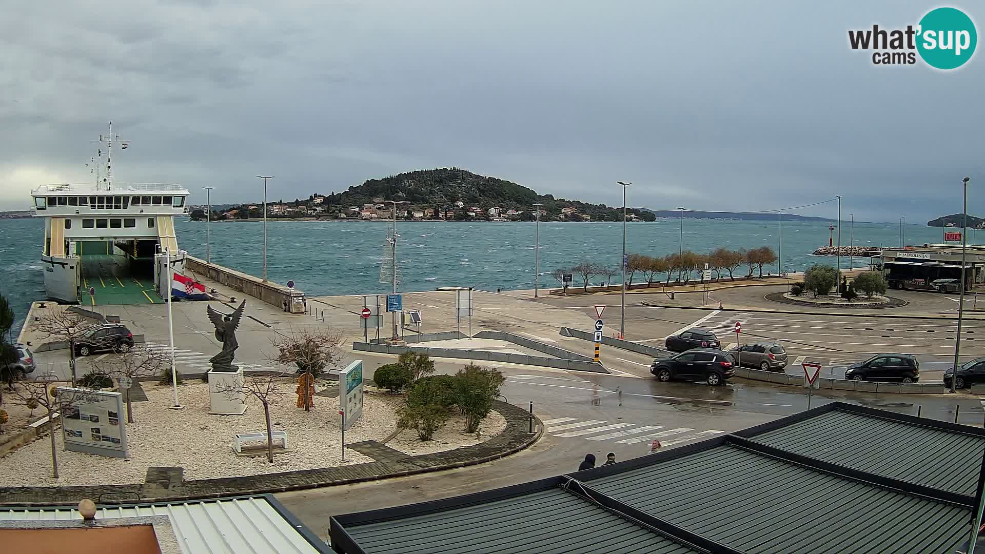 Webcam Ugljan – Preko Ferry to Zadar