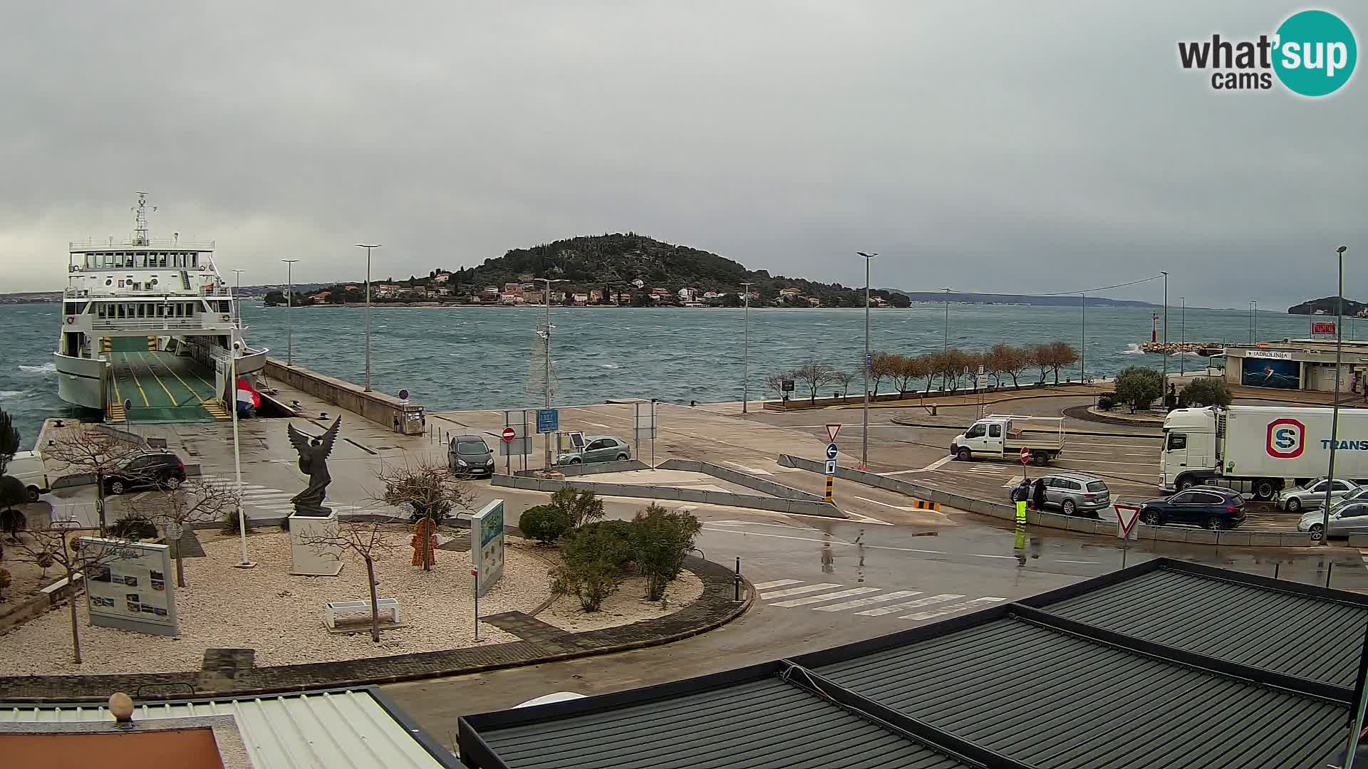 Webcam Ugljan – Preko Ferry to Zadar