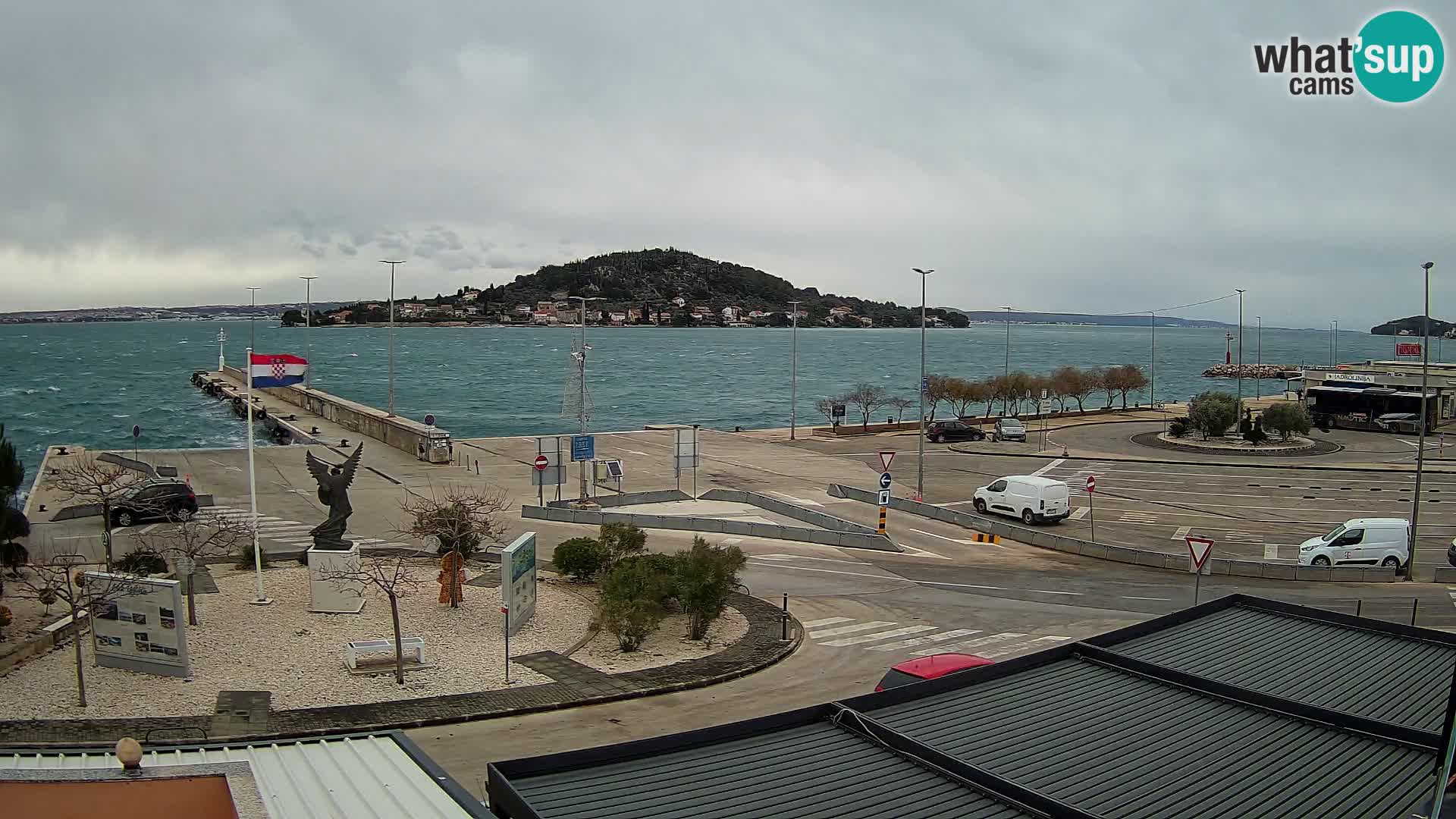 Webcam Ugljan – Preko Ferry to Zadar