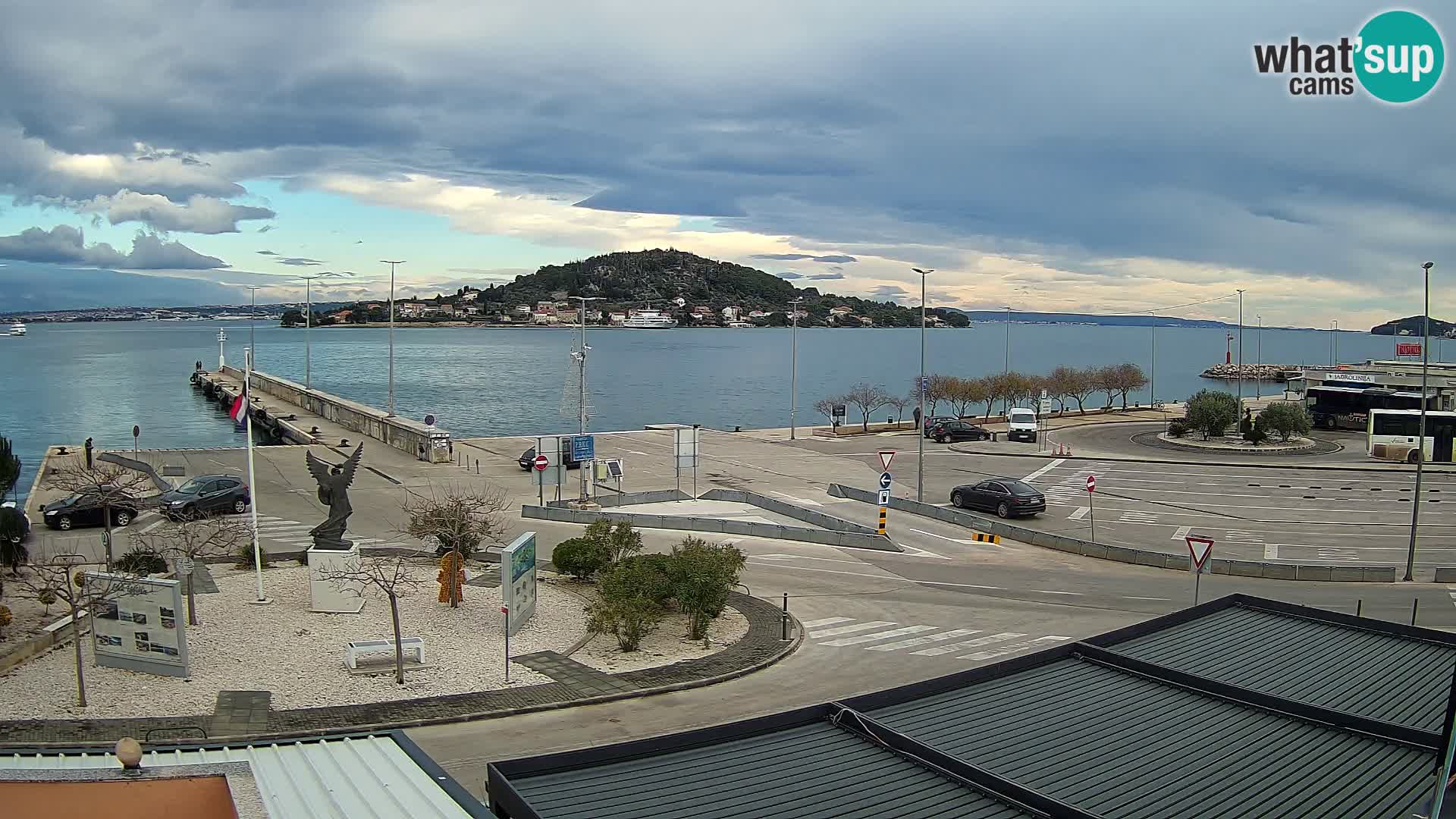 Webcam Ugljan – Preko Ferry to Zadar