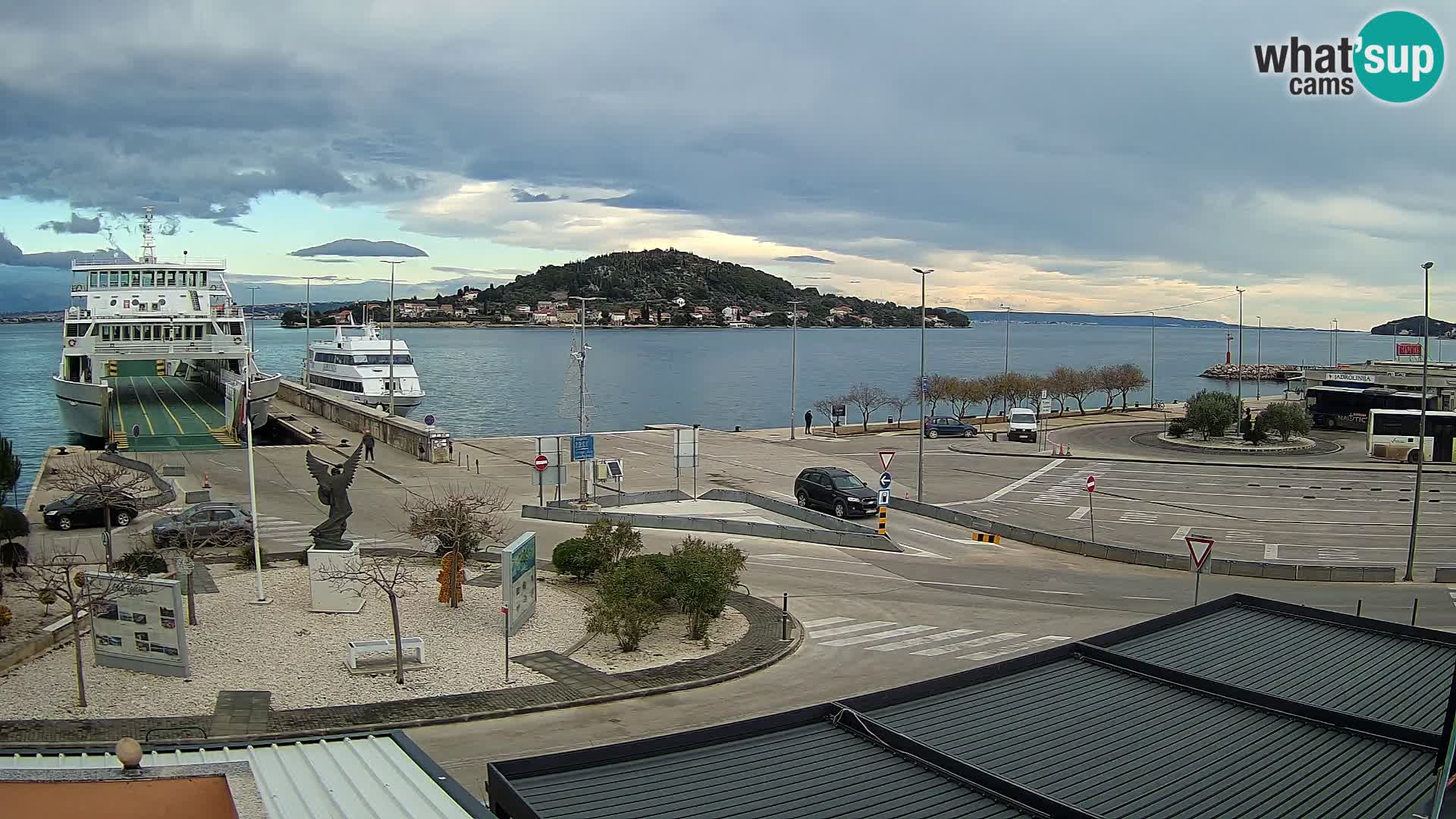 Webcam Ugljan – Preko Ferry to Zadar