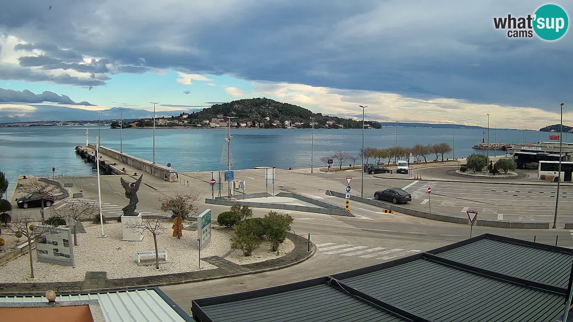 Webcam Ugljan – Preko Ferry to Zadar