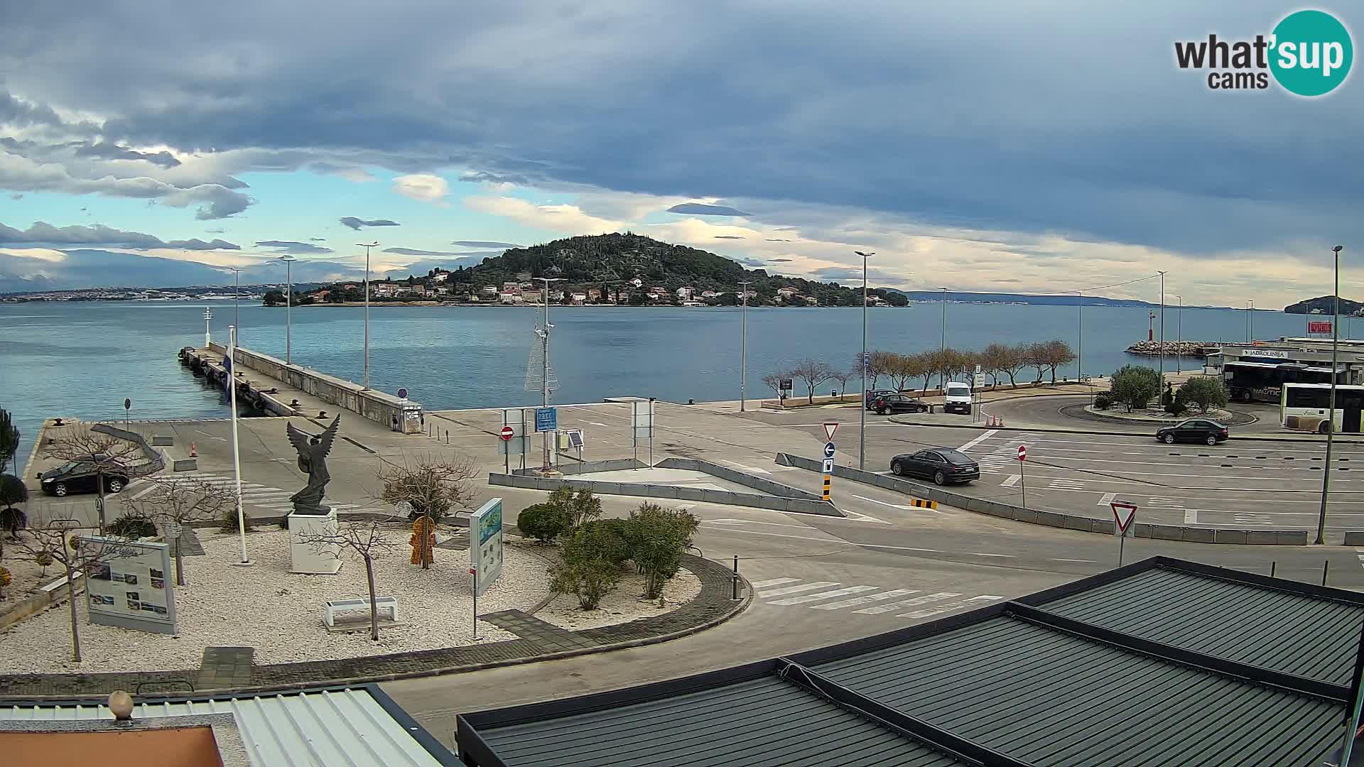 Webcam Ugljan – Preko Ferry to Zadar