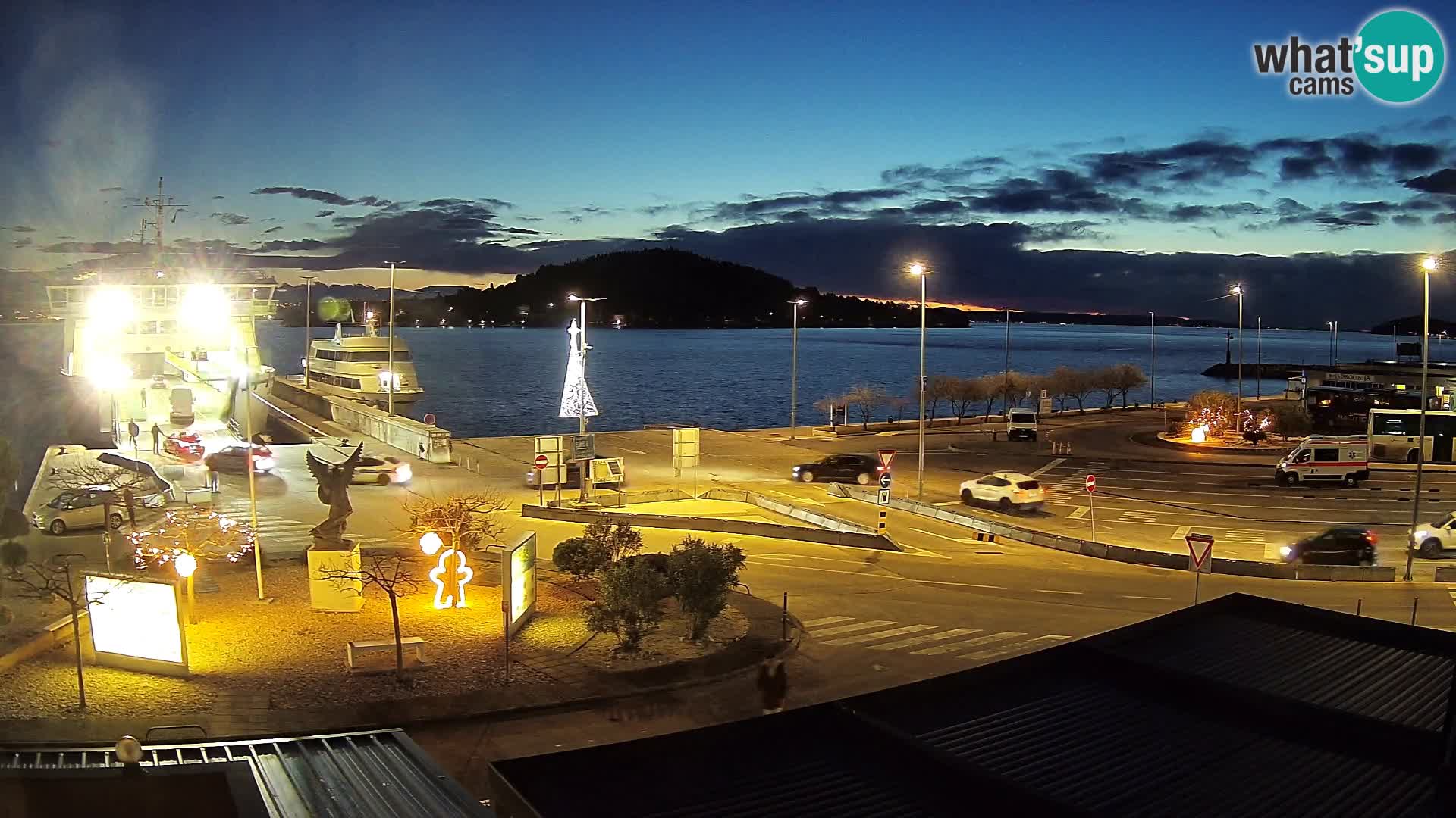 Webcam Ugljan – Preko Ferry to Zadar