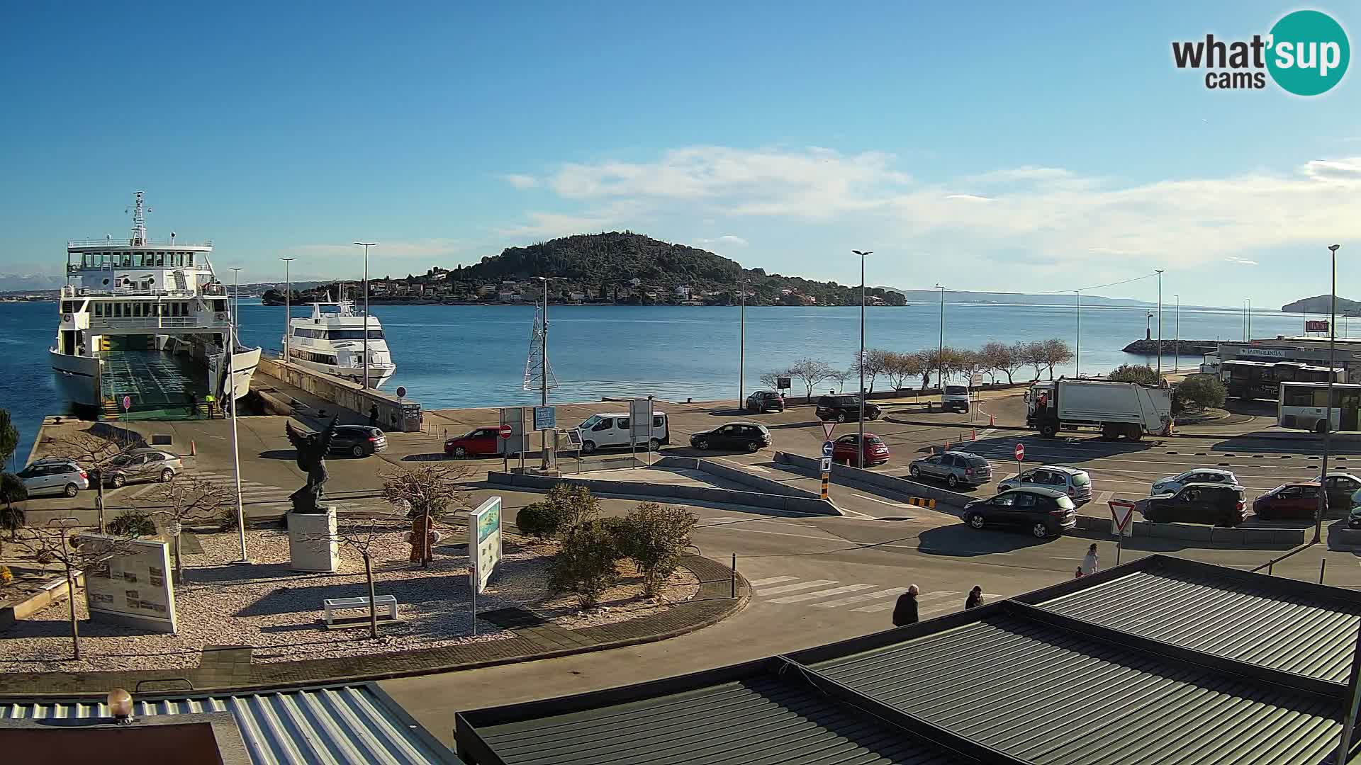 Webcam Ugljan – Preko Ferry to Zadar