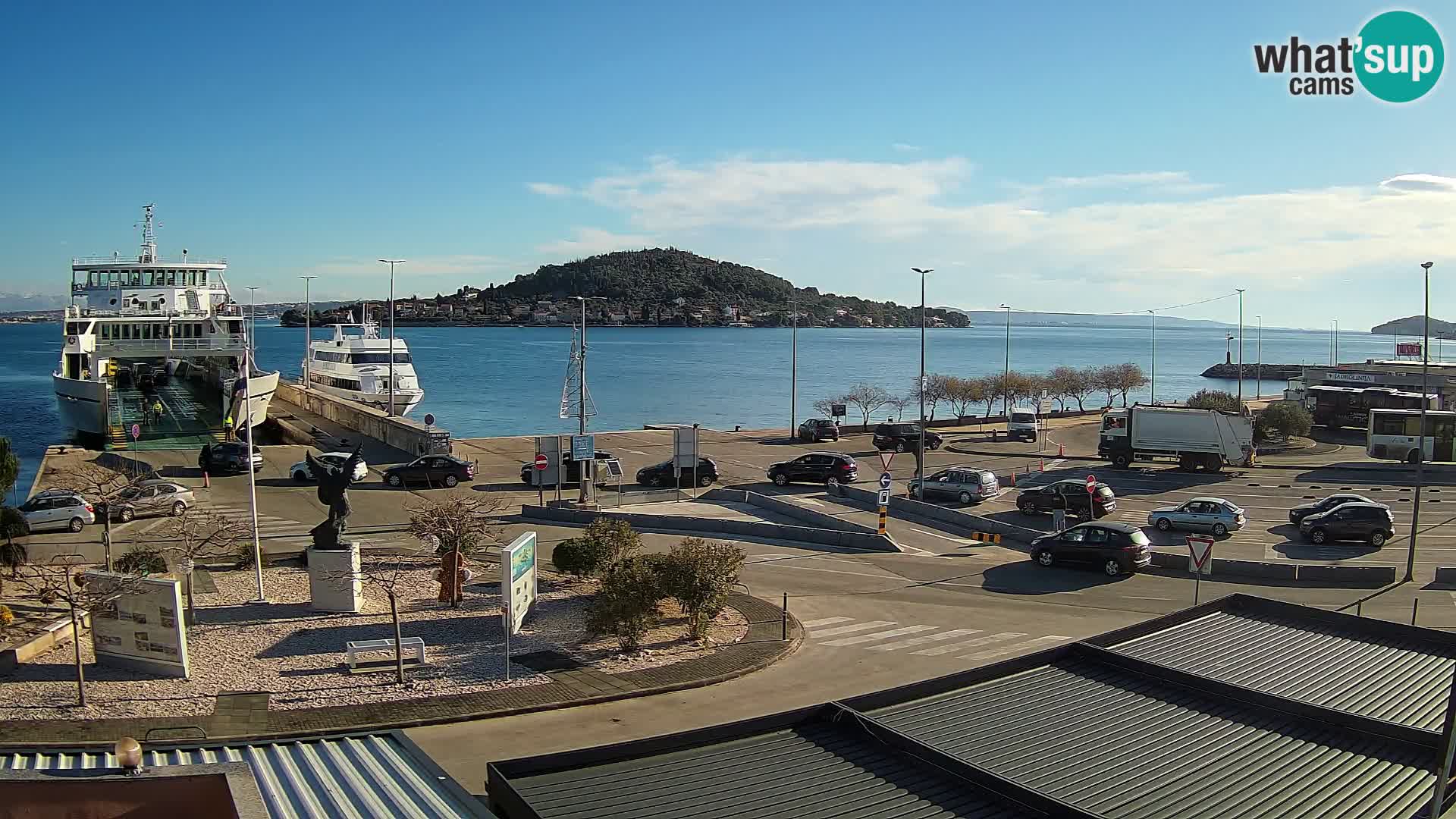 Webcam Ugljan – Preko Ferry to Zadar