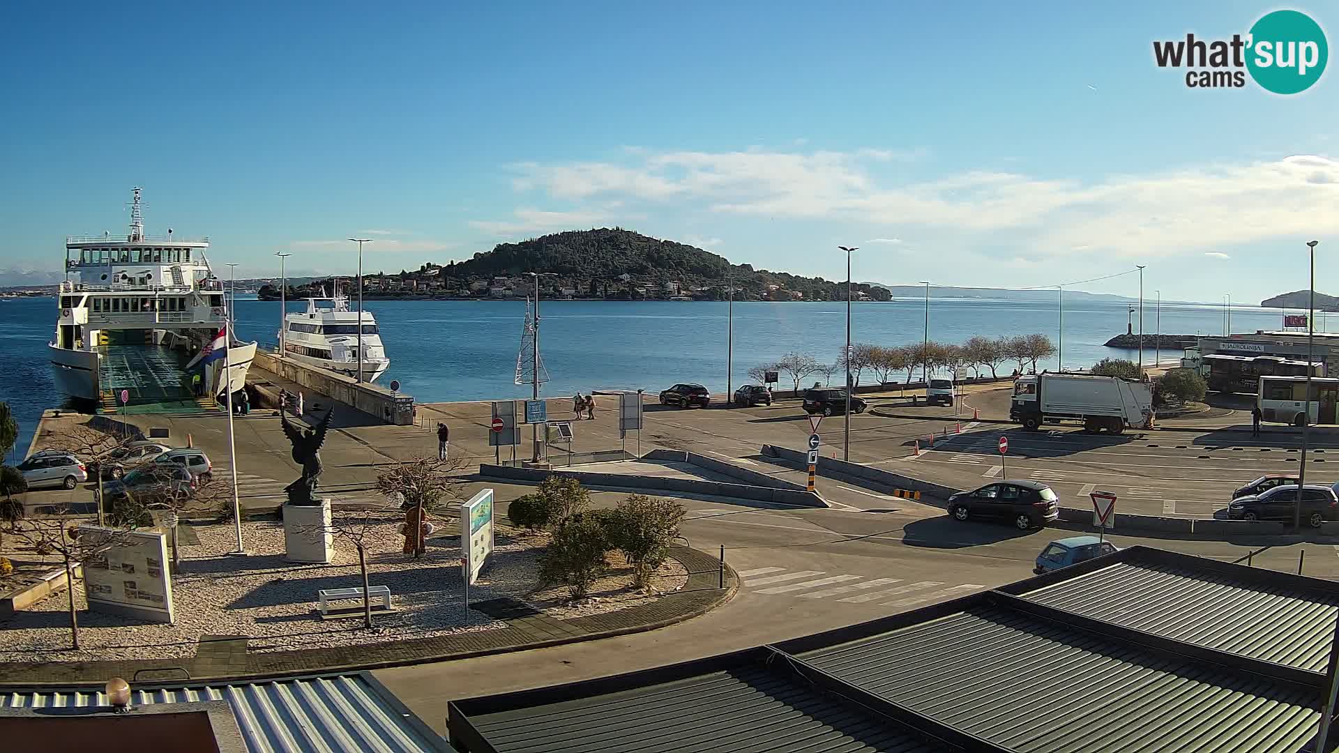 Webcam Ugljan – Preko Ferry to Zadar