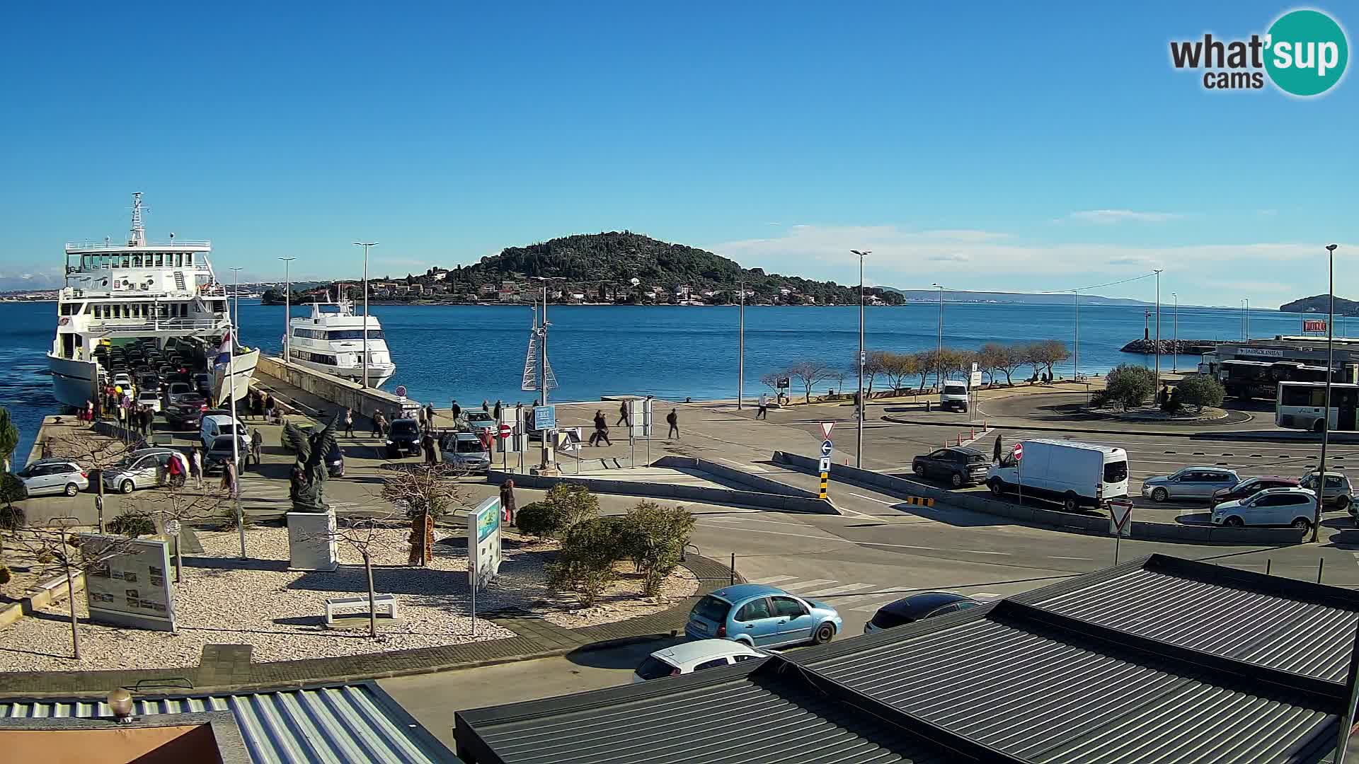 Web cam UGLJAN – Ferry de Preko à Zadar