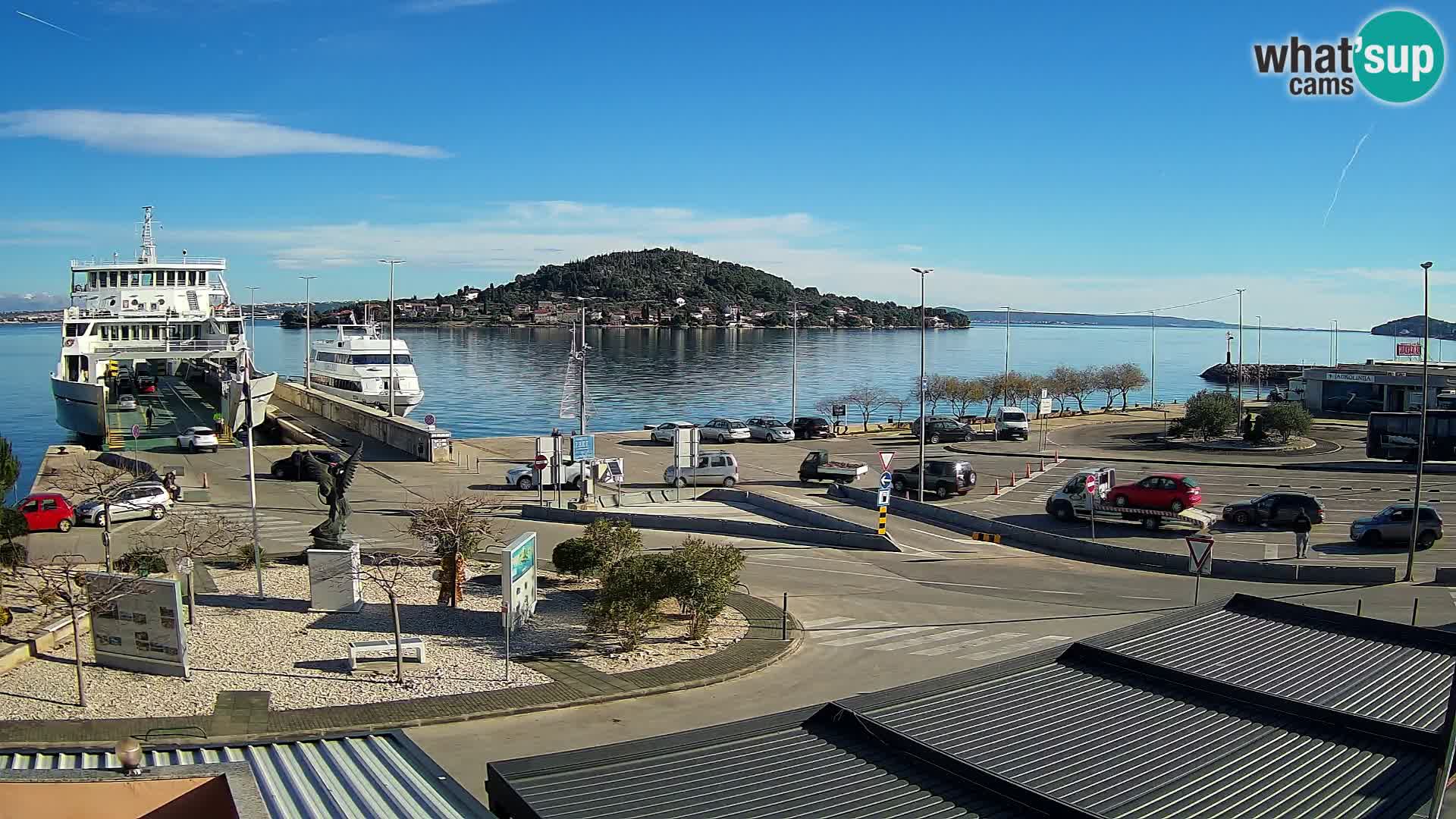 Webcam Ugljan – Preko Ferry to Zadar