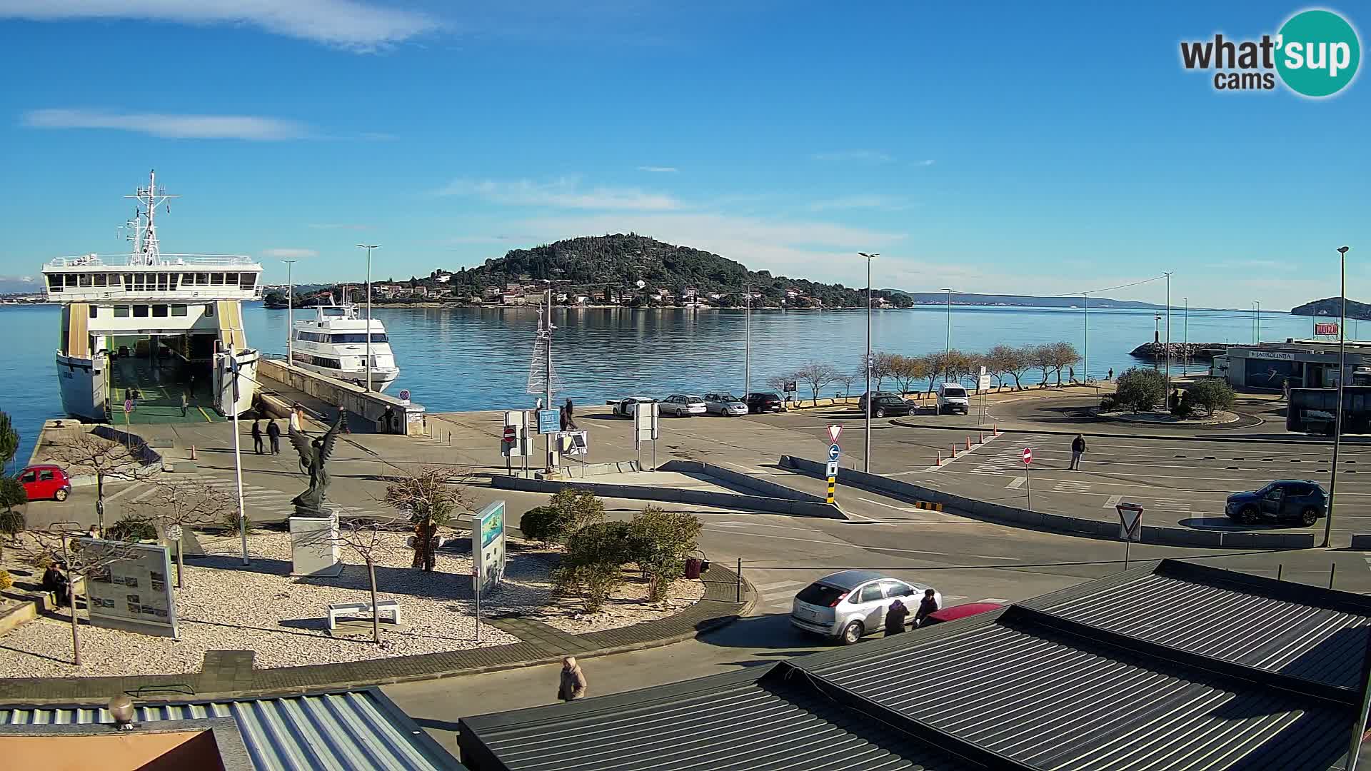 Webcam Ugljan – Preko Ferry to Zadar