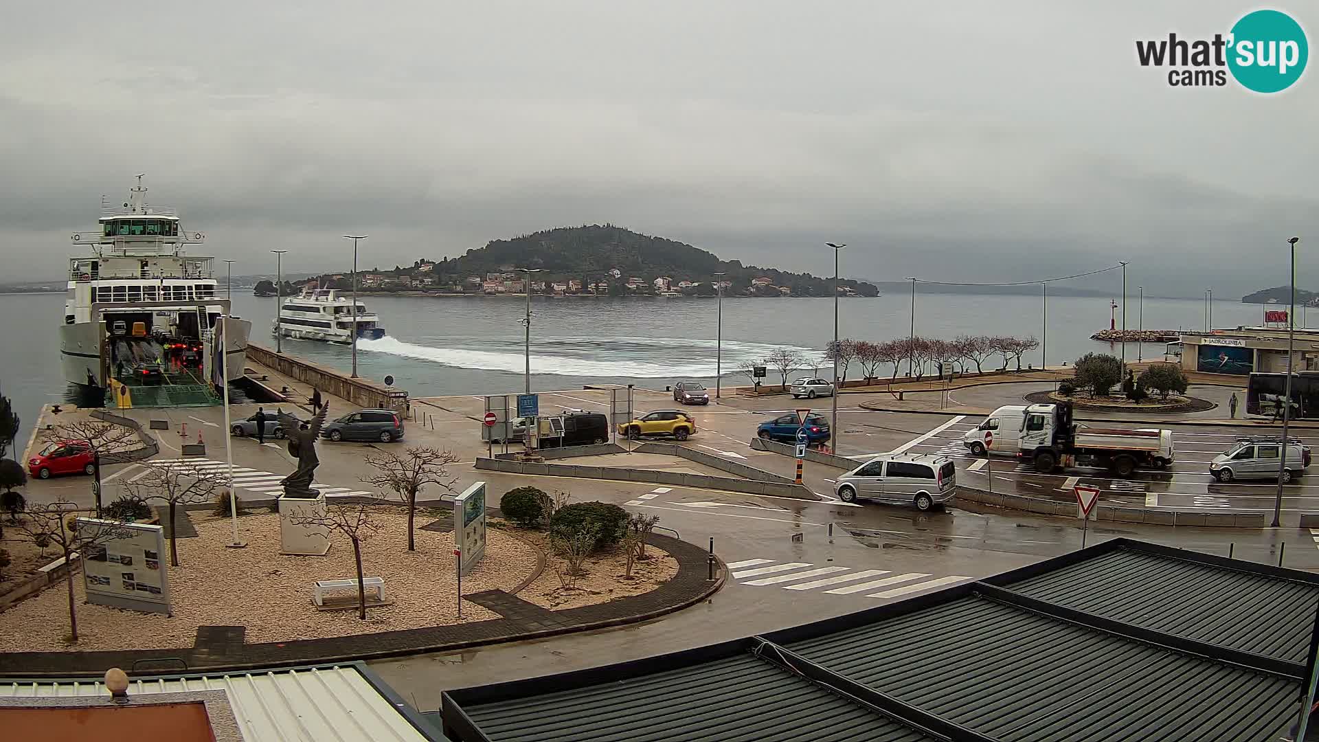 Webcam Ugljan – Preko Ferry to Zadar