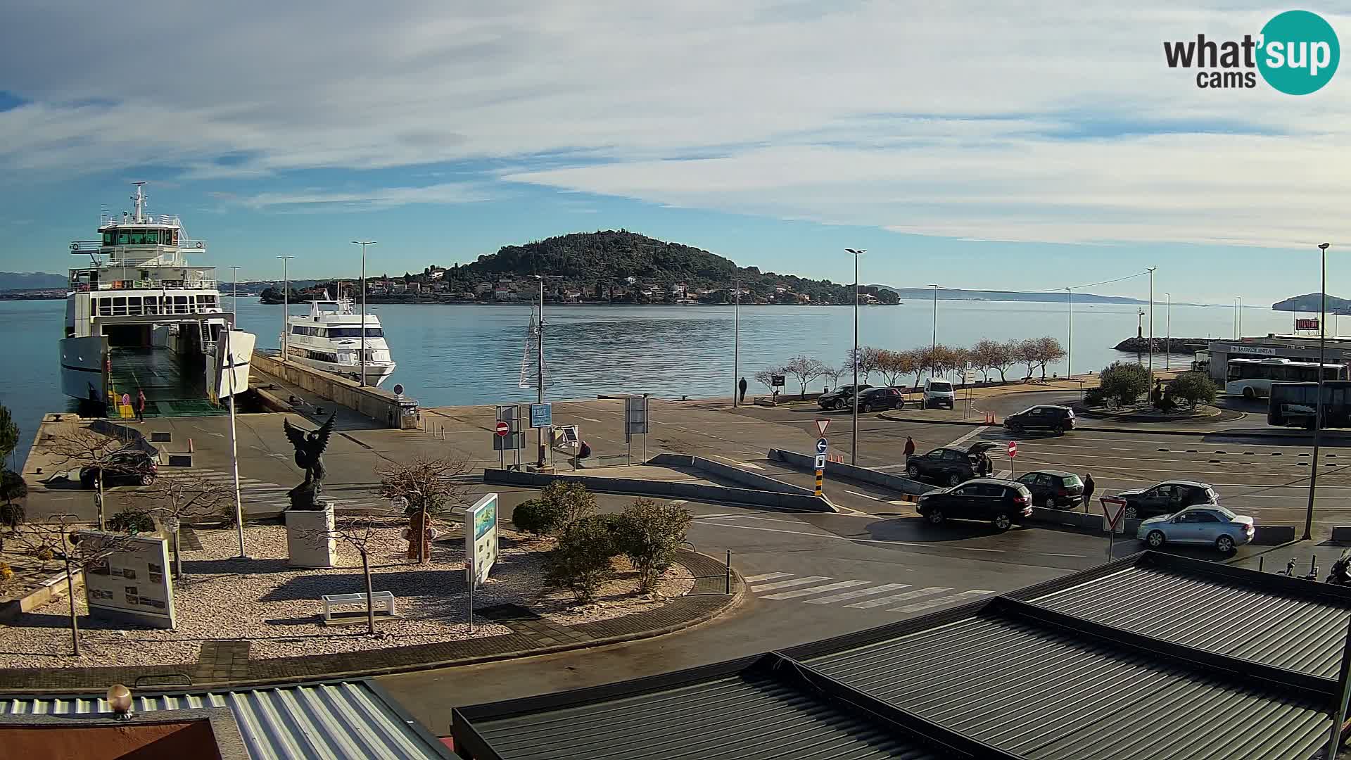 Webcam Ugljan – Preko Ferry to Zadar