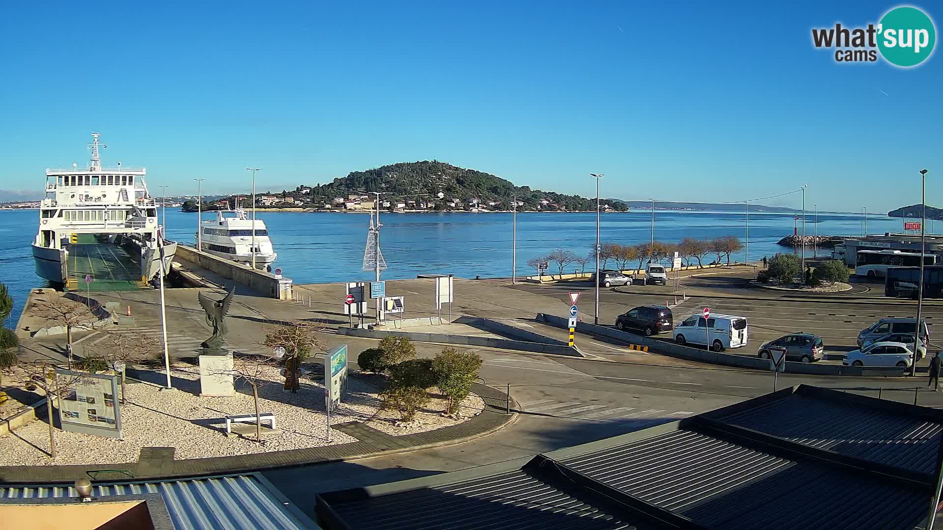 Webcam Ugljan – Preko Ferry to Zadar